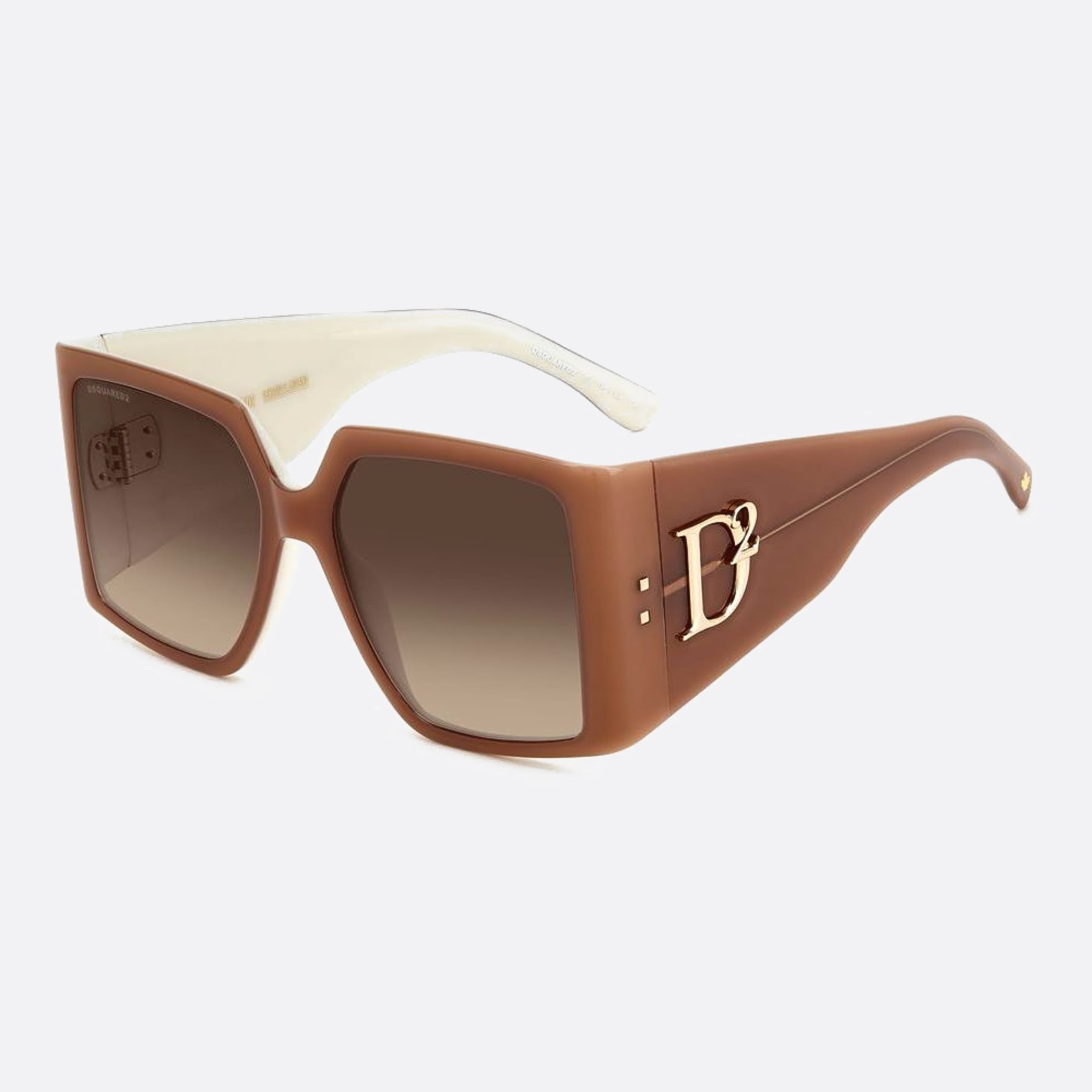 Dsquared2 56mm Dln Pink Squared Women Sunglasses - Side View
