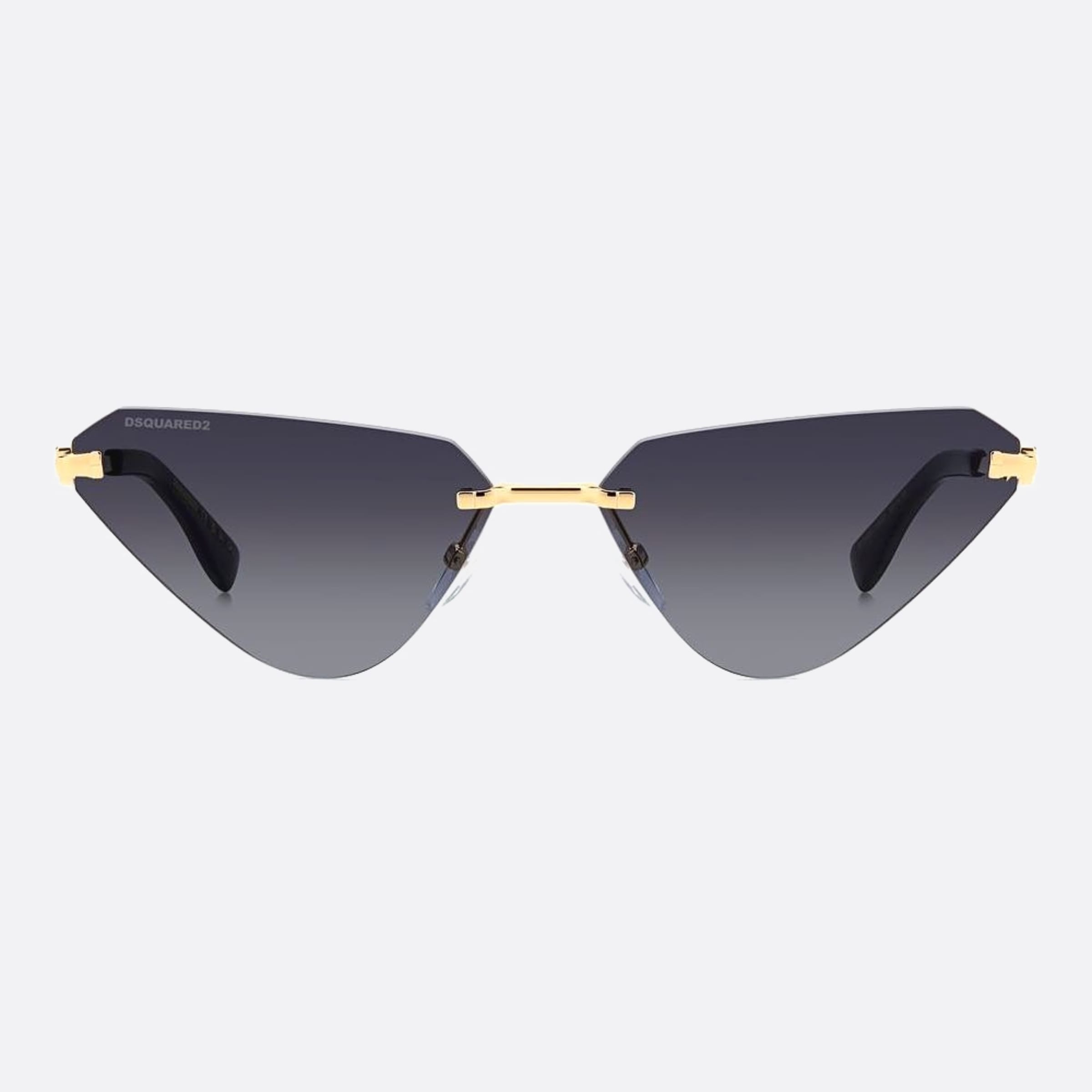 Dsquared2 63mm Rhl Gold Geometric Women Sunglasses - Main View