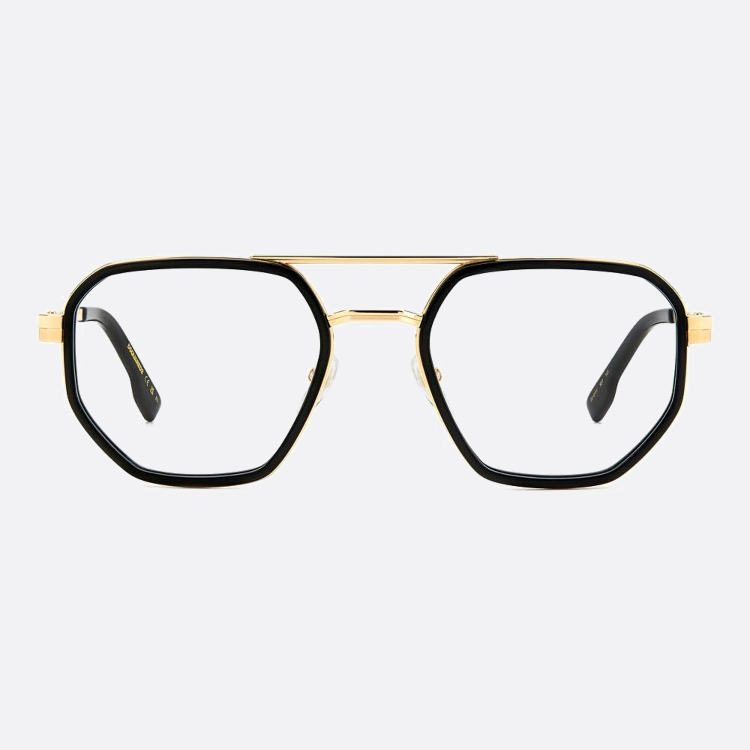 Dsquared2 52mm Black Geometric Men Eyeglasses - Main View