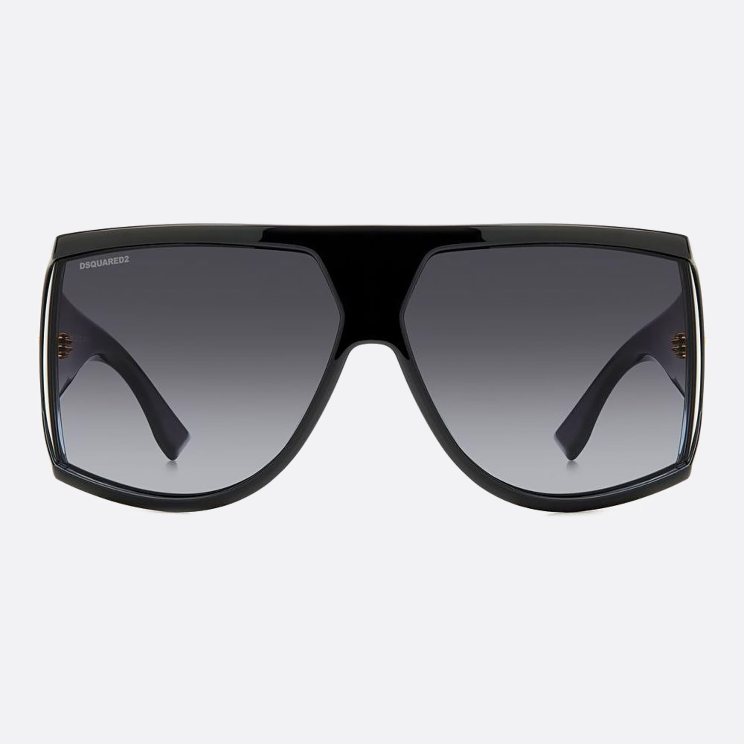 Dsquared2 75mm 2m2 Black Geometric Men Sunglasses - Main View