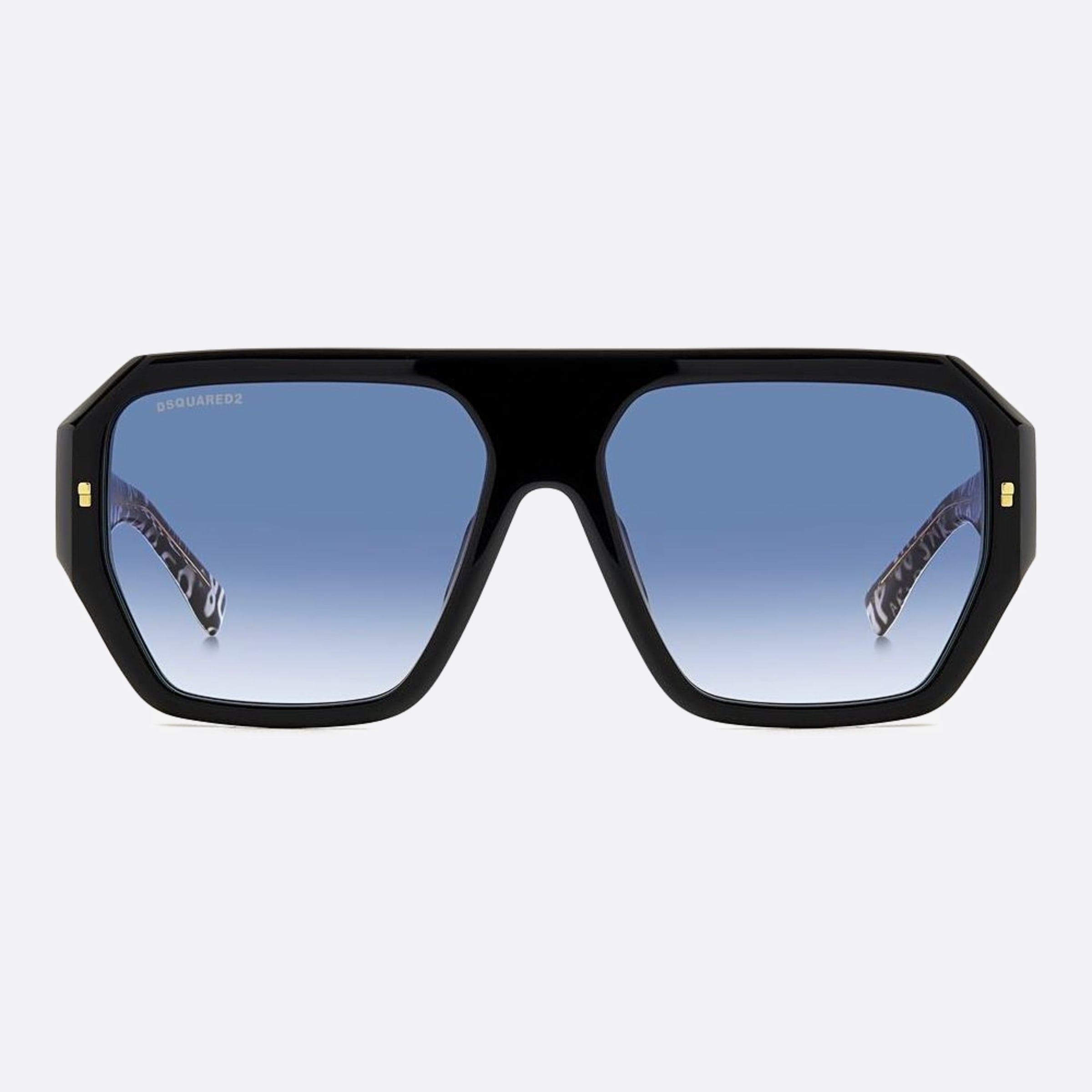 Dsquared2 58mm Tay Black Squared Men Sunglasses - Main View