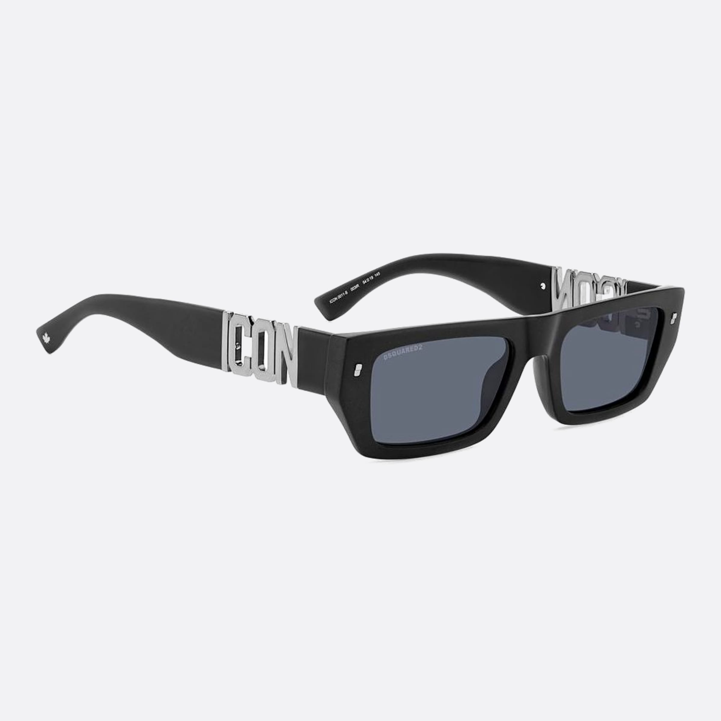 Dsquared2 54mm Icon Black Squared Men Sunglasses - Lifestyle Shot