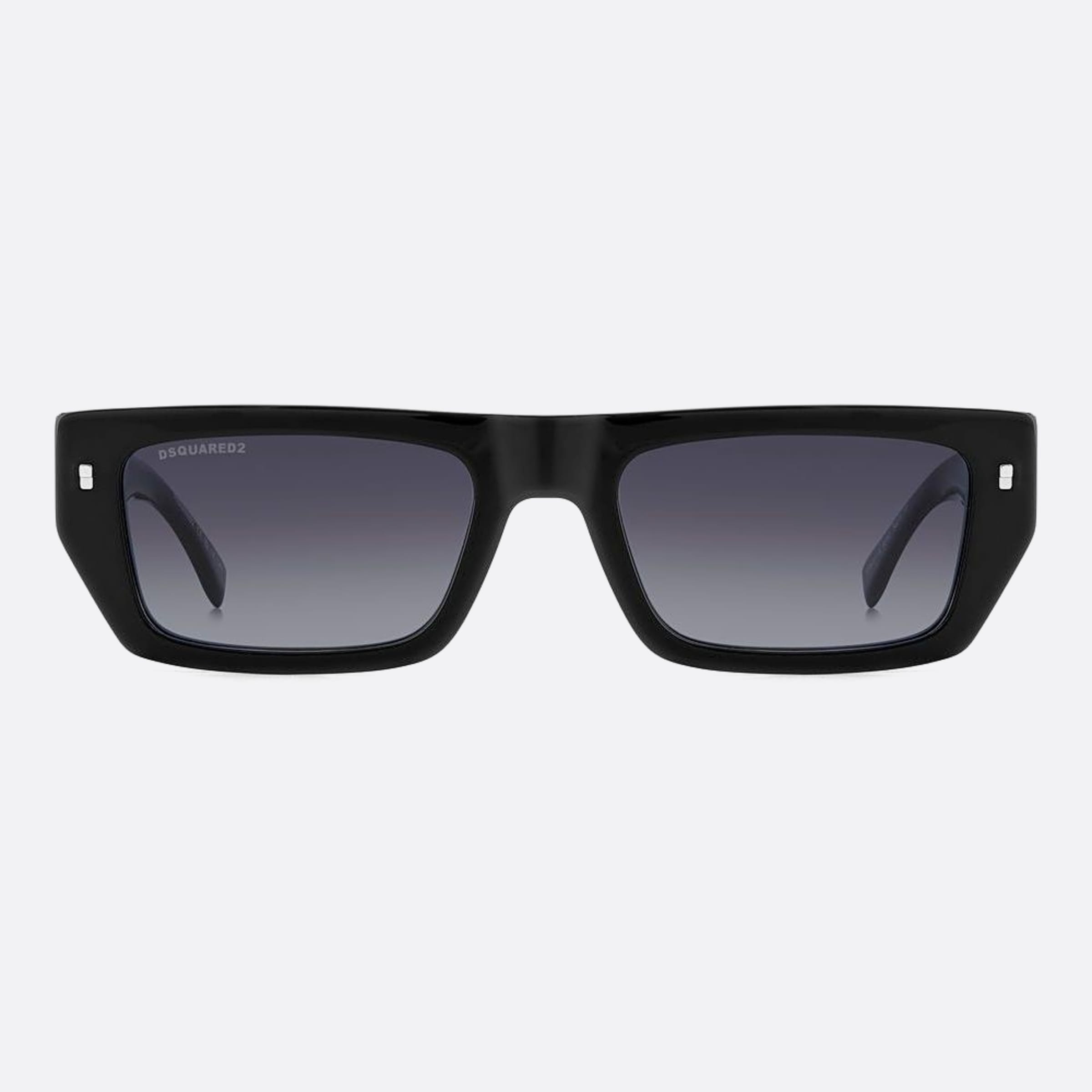 Dsquared2 54mm Icon Black Squared Men Sunglasses - Main View