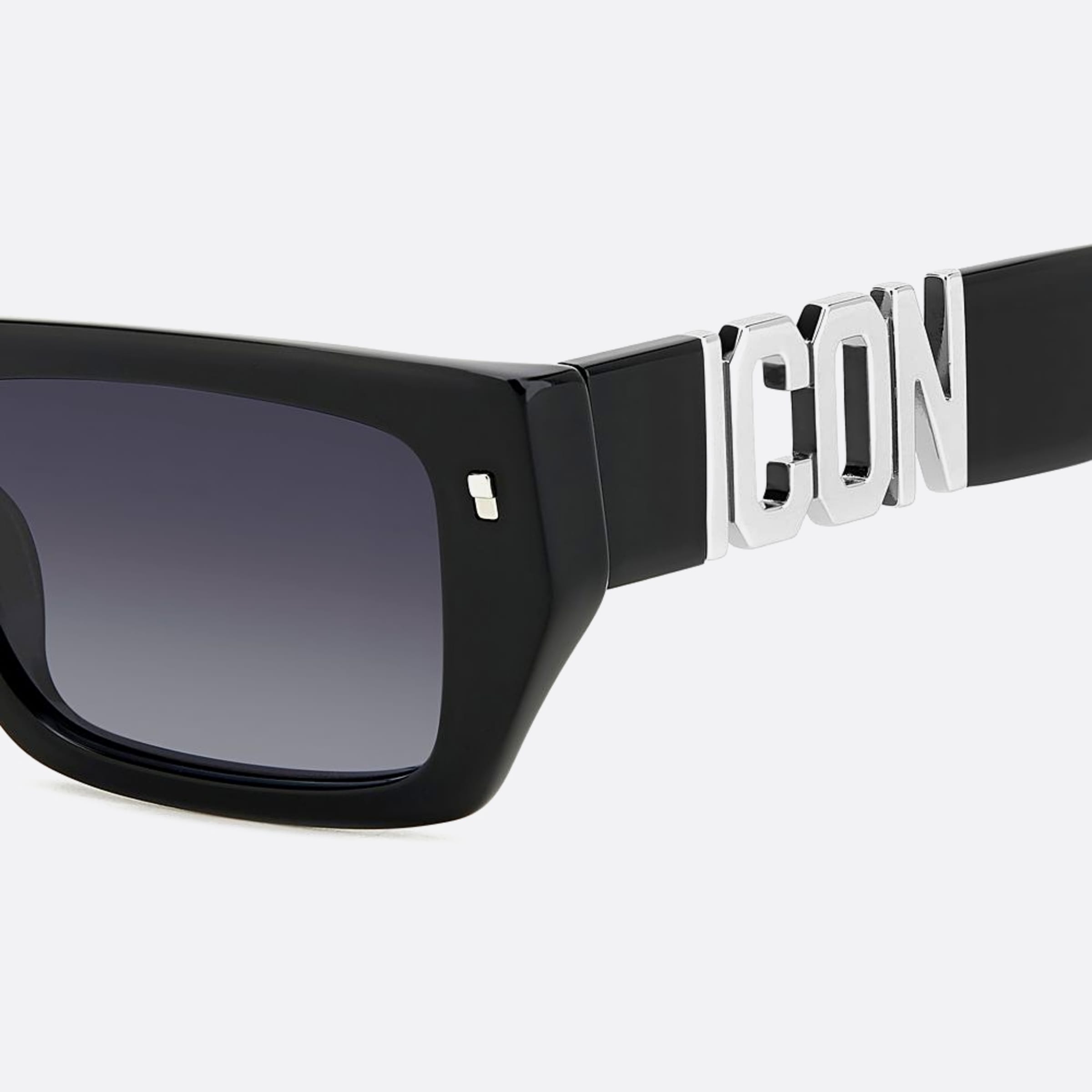 Dsquared2 54mm Icon Black Squared Men Sunglasses - Lifestyle Shot