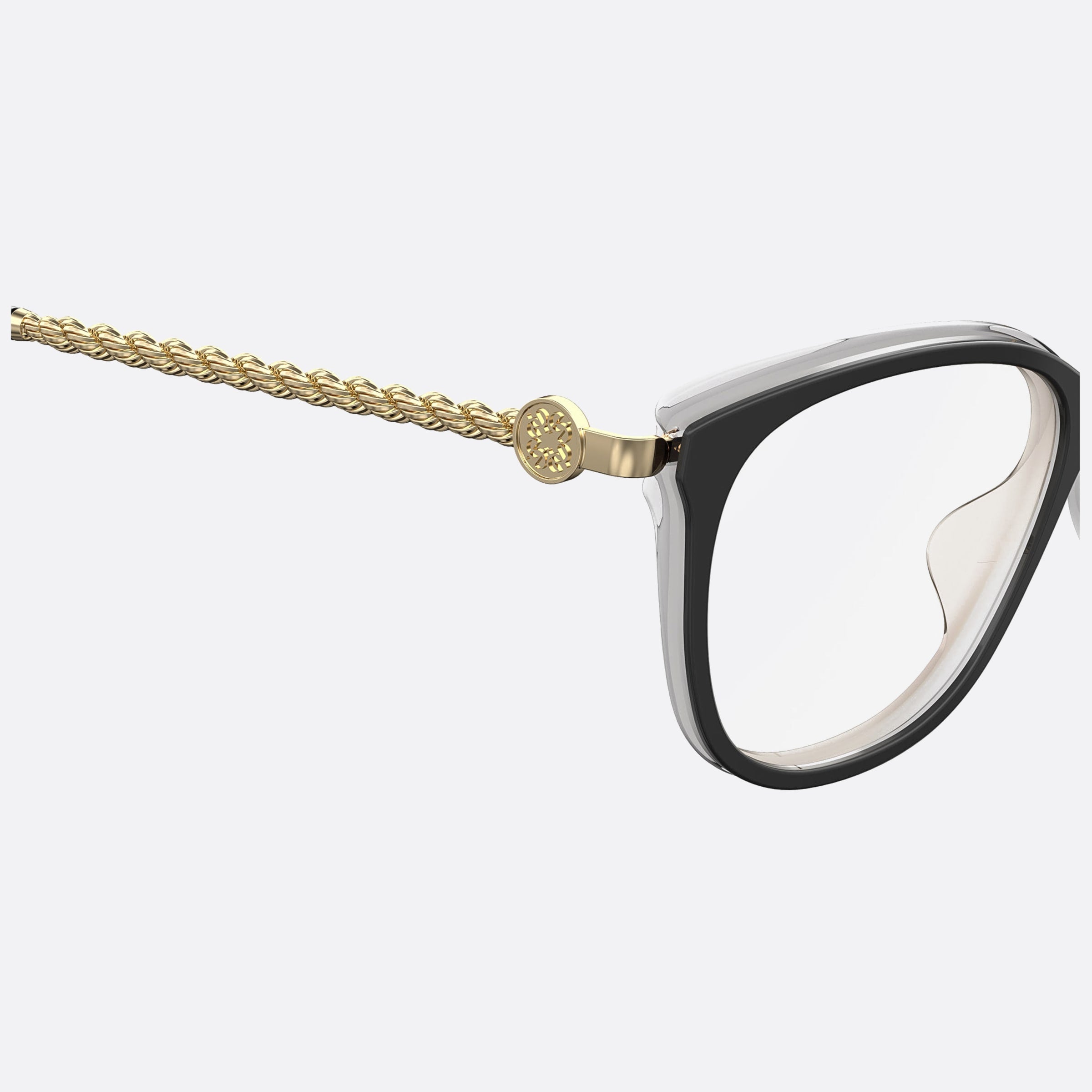 Elie 53mm Saab Ft3 Grey Geometric Women Eyeglasses - Lifestyle Shot