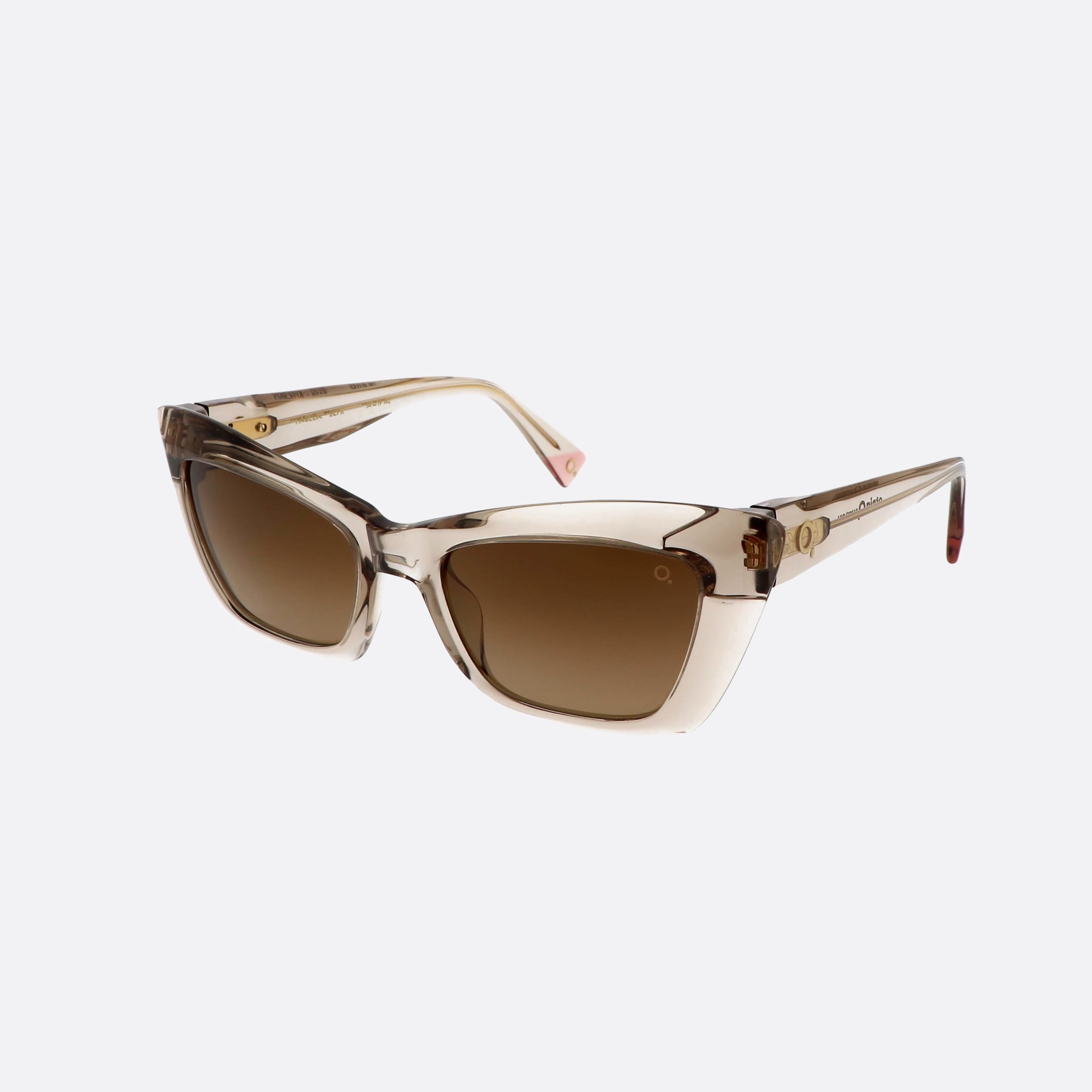 Etnia 54mm Barcelona 5haceli Bepk Beige Cat Eyes Polarized Unisex Sunglasses - Main View