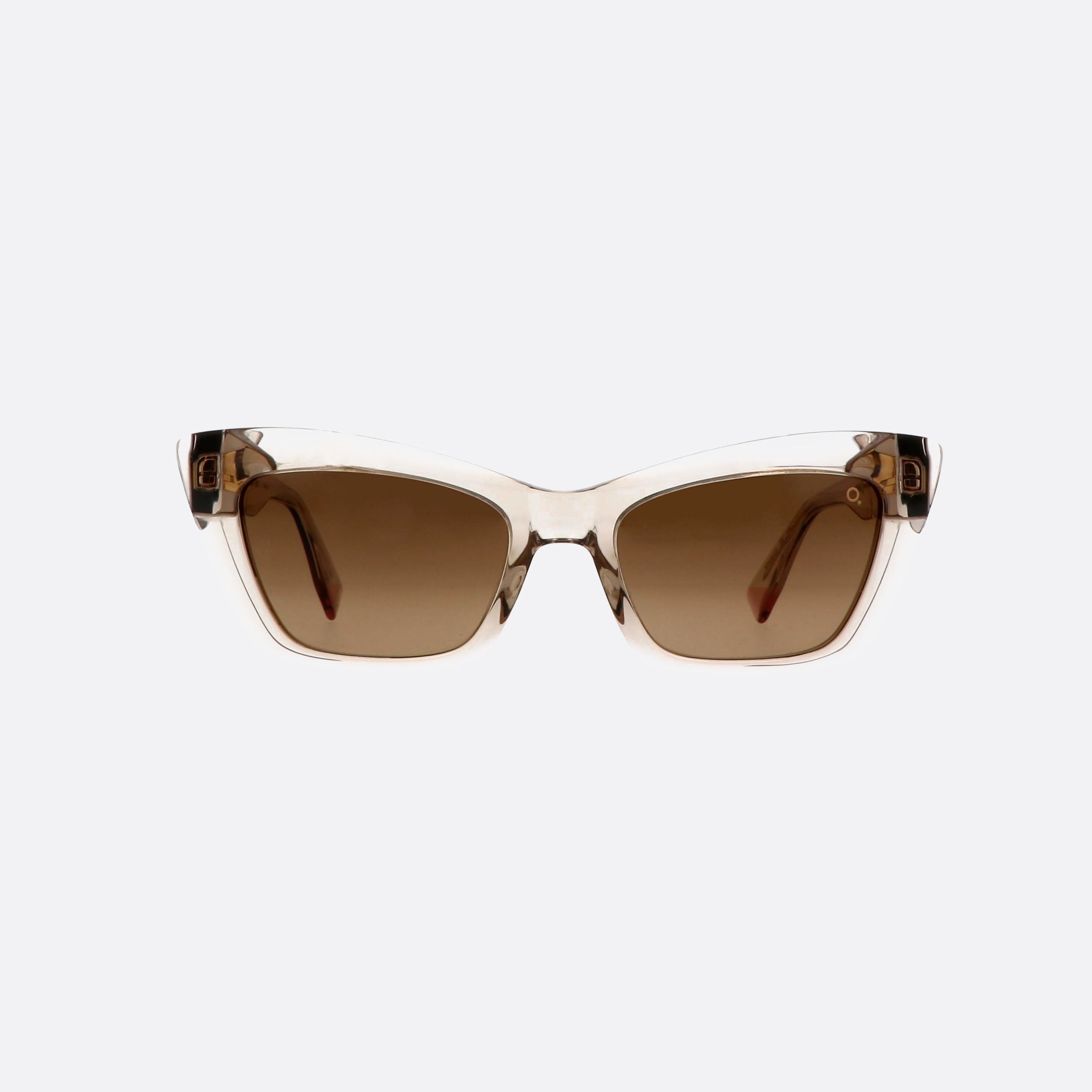 Etnia 54mm Barcelona 5haceli Bepk Beige Cat Eyes Polarized Unisex Sunglasses - Side View