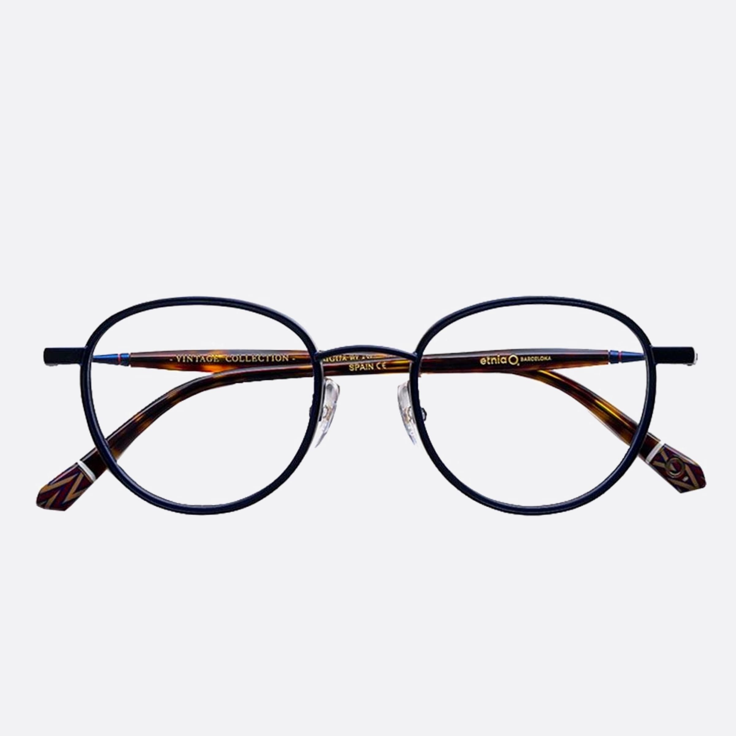 Etnia 50mm Barcelona Aigua Blava Blhv Blue Round Unisex Eyeglasses - Main View