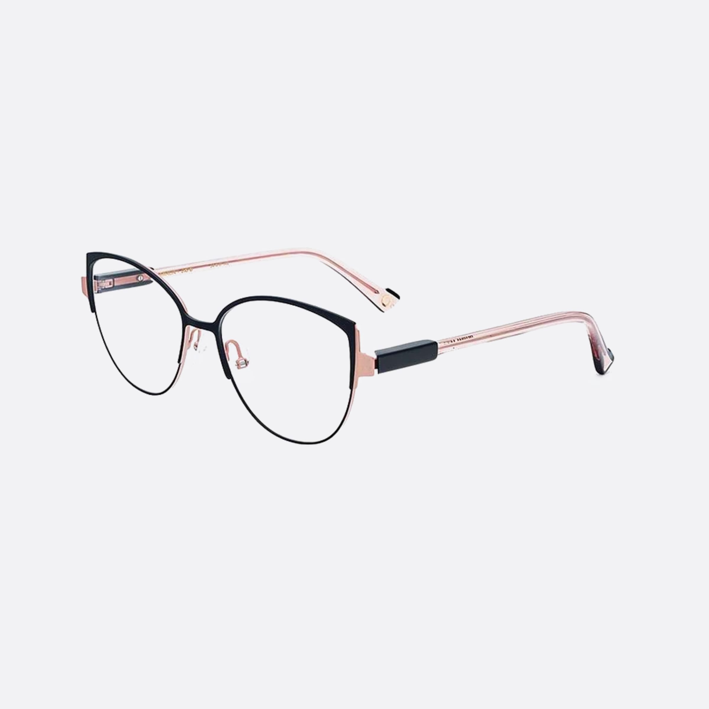 Etnia 53mm Barcelona Amalia 54o Bkpg Rose Gold Cat Eye Unisex Eyeglasses - Side View