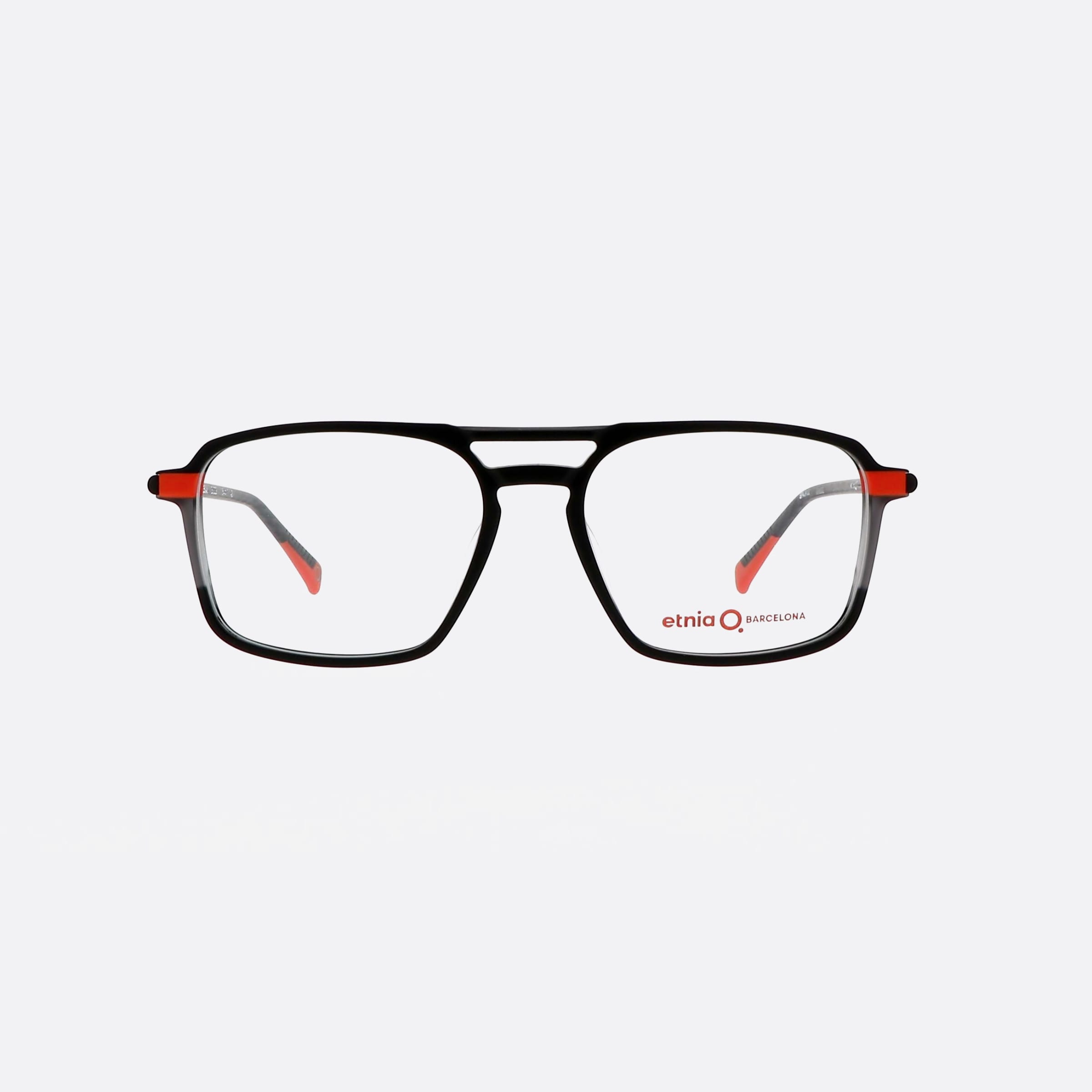 Etnia 54mm Barcelona Big Texan 5bigtex Bkog Black Pilot Men Eyeglasses - Side View