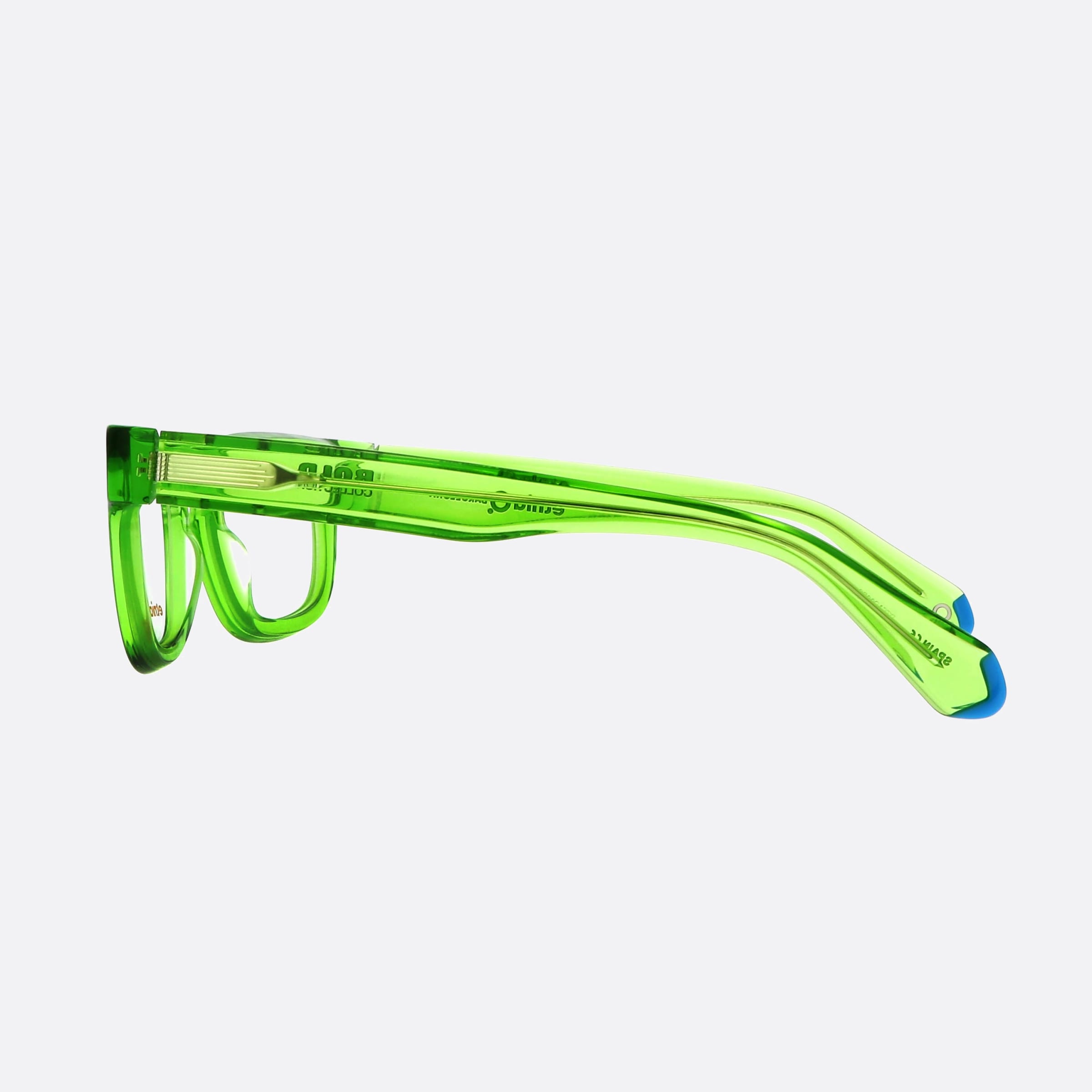 Etnia 47mm Barcelona Bold 5bruta2 Green Oval Unisex Eyeglasses - Detail View