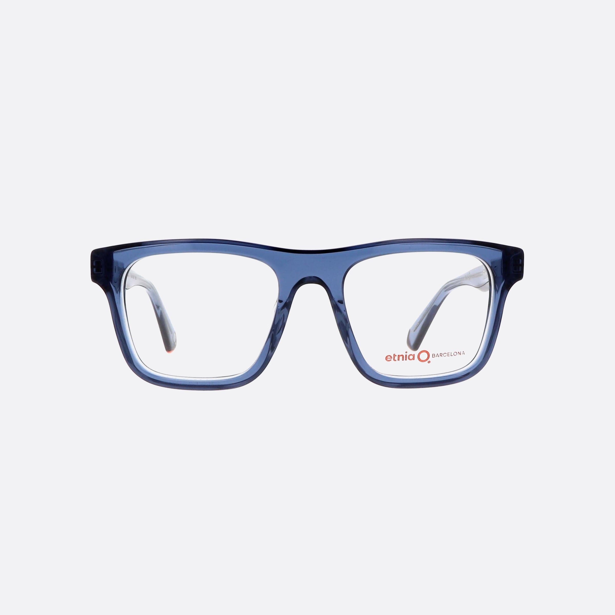 Etnia 51mm Barcelona Brutal Bruta5 Blue Oval Men Eyeglasses - Side View