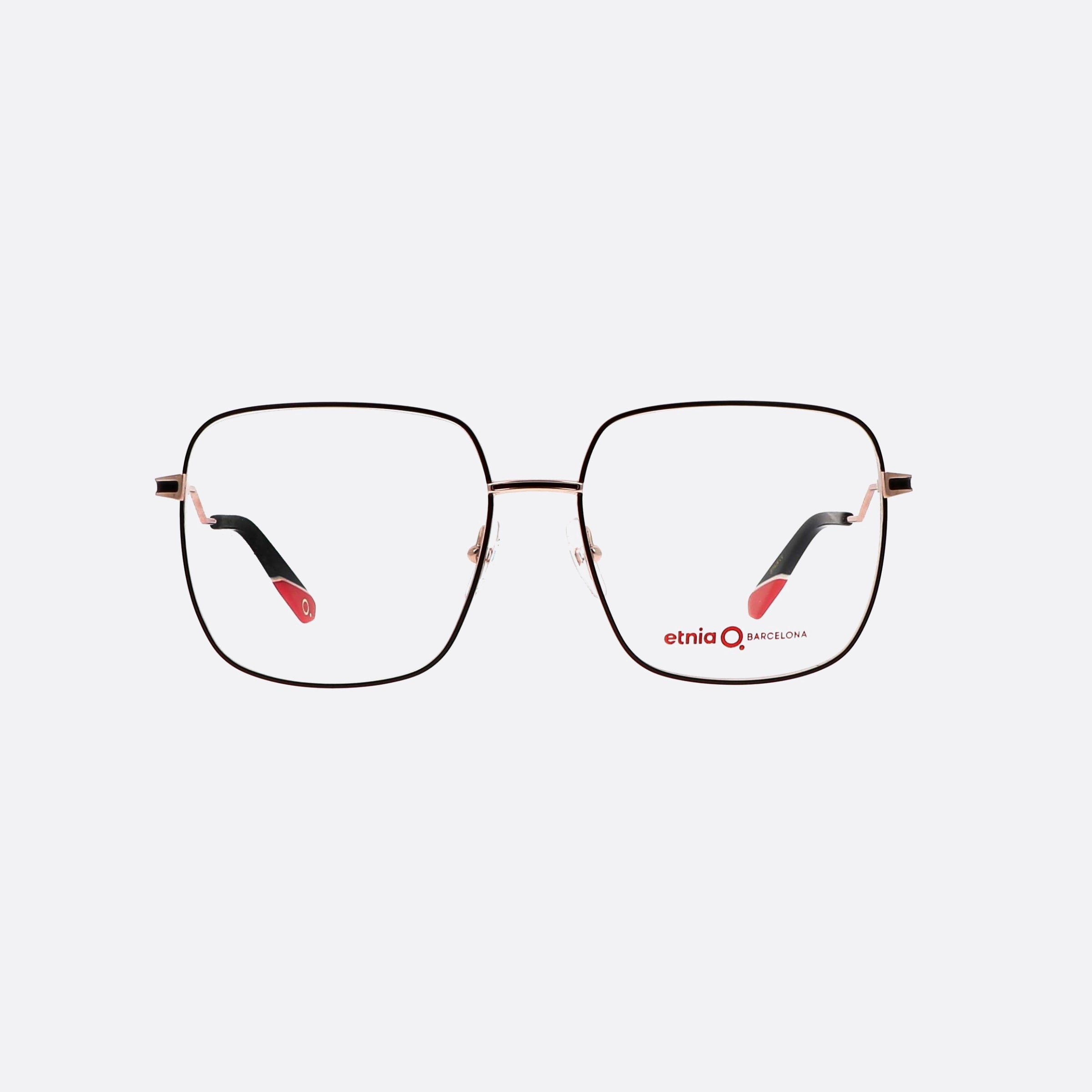 Etnia 57mm Barcelona Eleonora 4eleono Pgbk Gold Square Women Eyeglasses - Side View