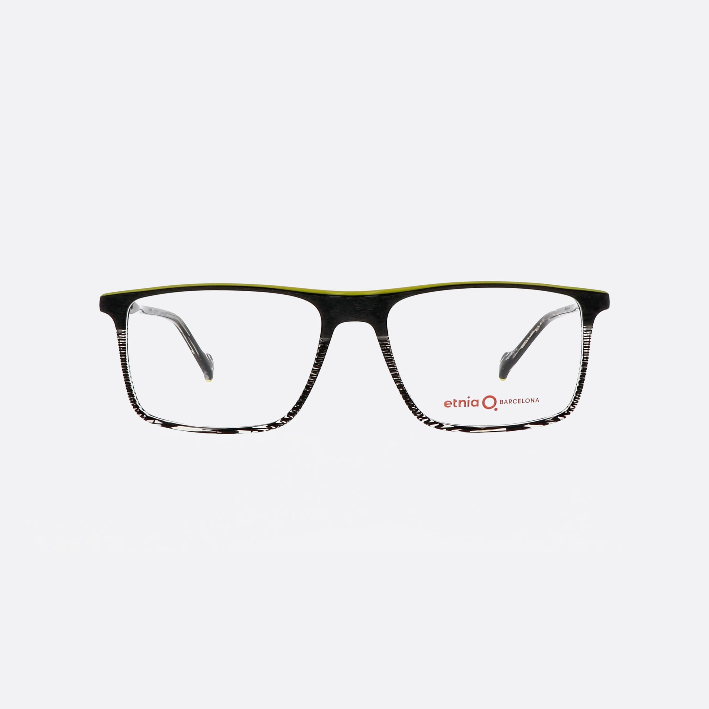 Etnia 57mm Barcelona Felix 5felix Bkyw Grey Rectangle Men Eyeglasses - Side View