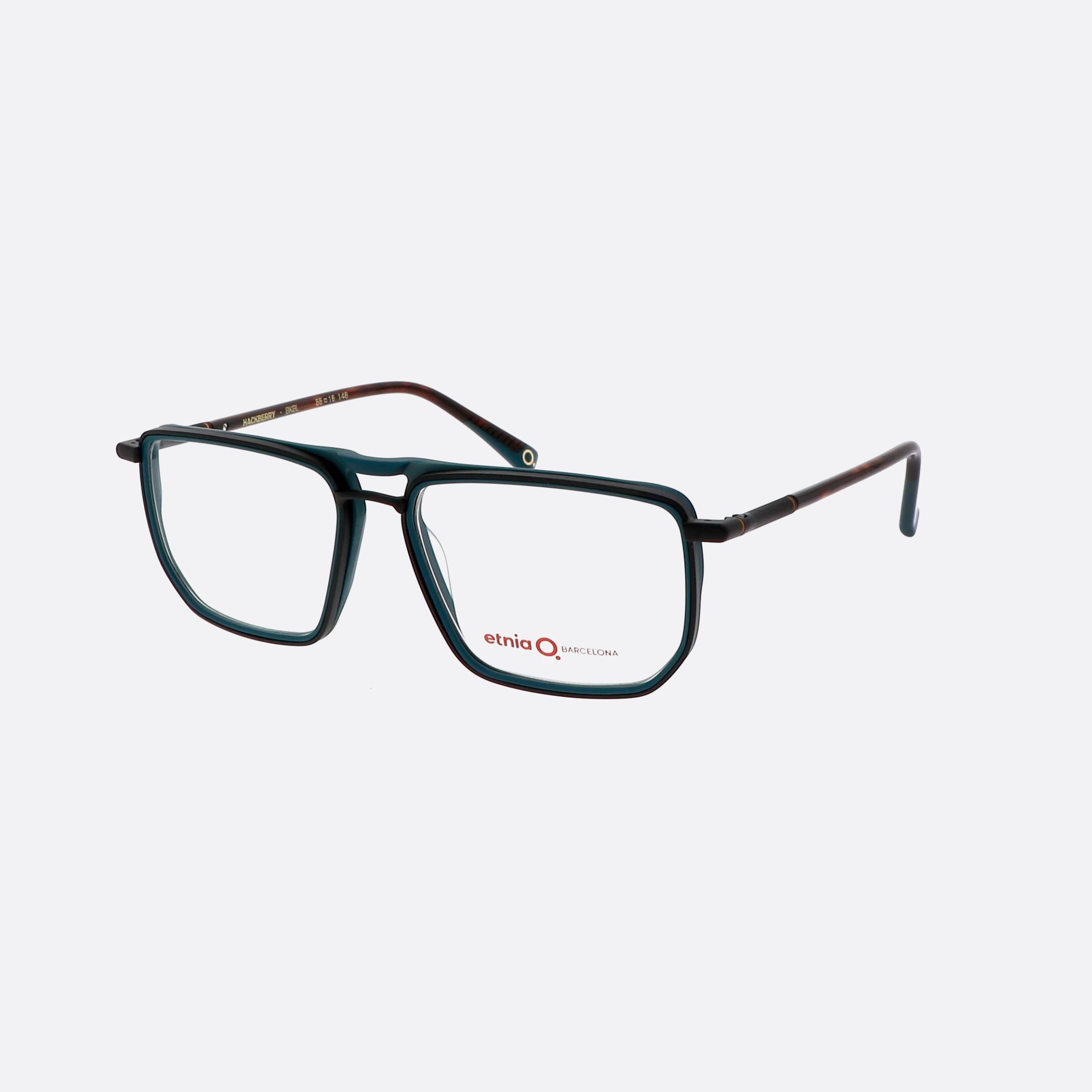 Etnia 55mm Barcelona Hackberry 7hackbe Bkbl Blue Rectangle Men Eyeglasses - Main View