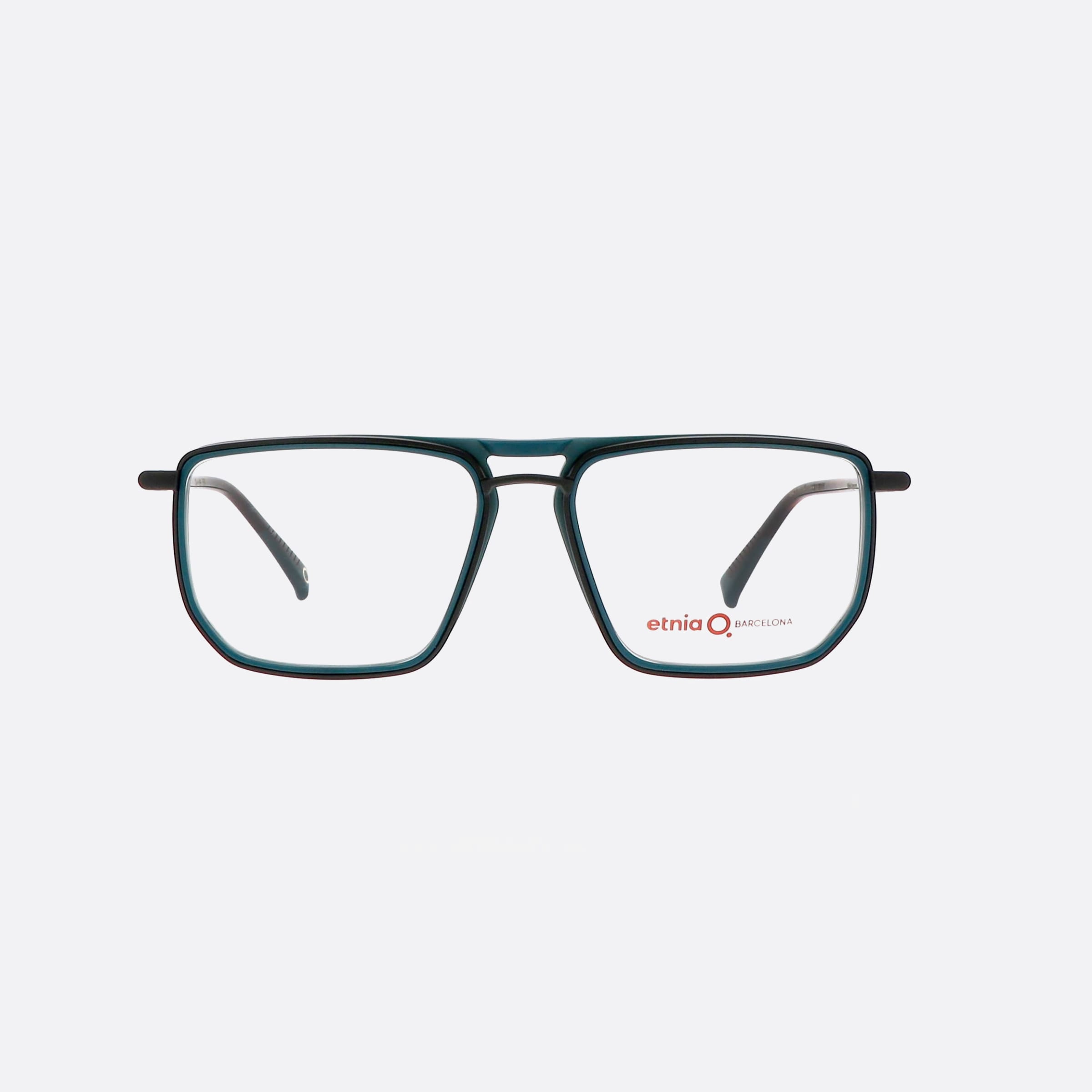 Etnia 55mm Barcelona Hackberry 7hackbe Bkbl Blue Rectangle Men Eyeglasses - Side View