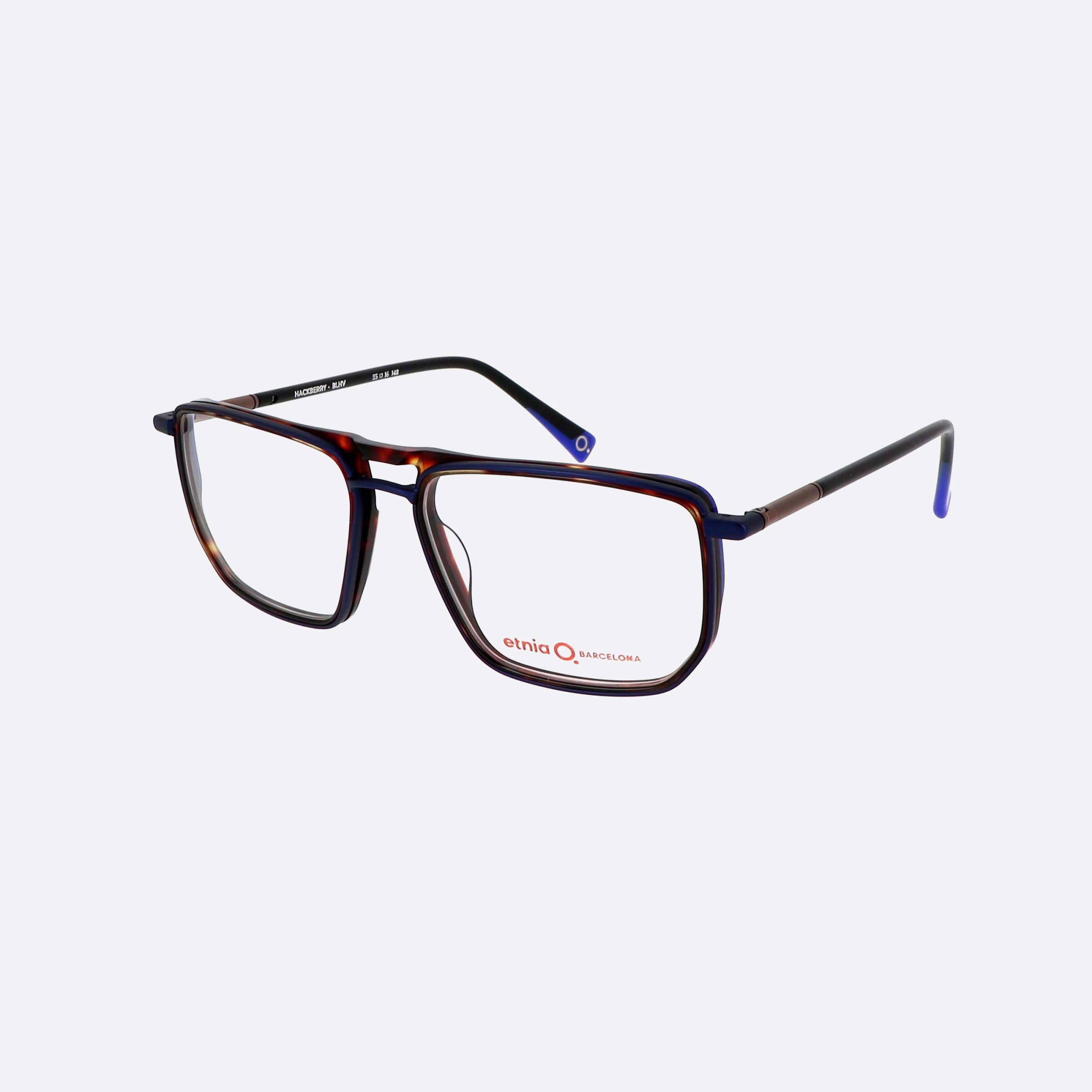 Etnia 55mm Barcelona Hackberry 7hackbe Blhv Tortoise Rectangle Men Eyeglasses - Main View