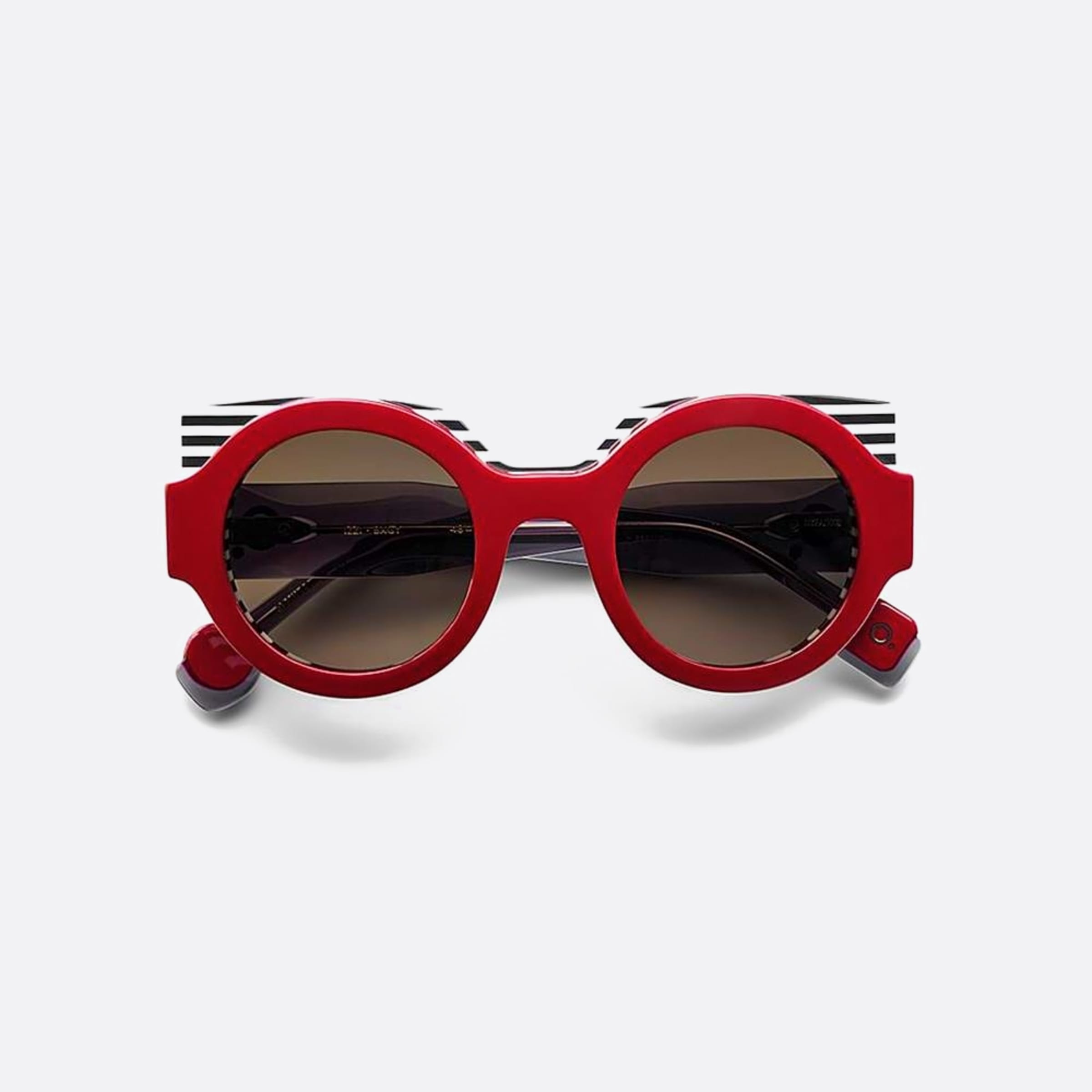 Etnia 47mm Barcelona Izzi Bxgy Red Round Unisex Sunglasses - Main View