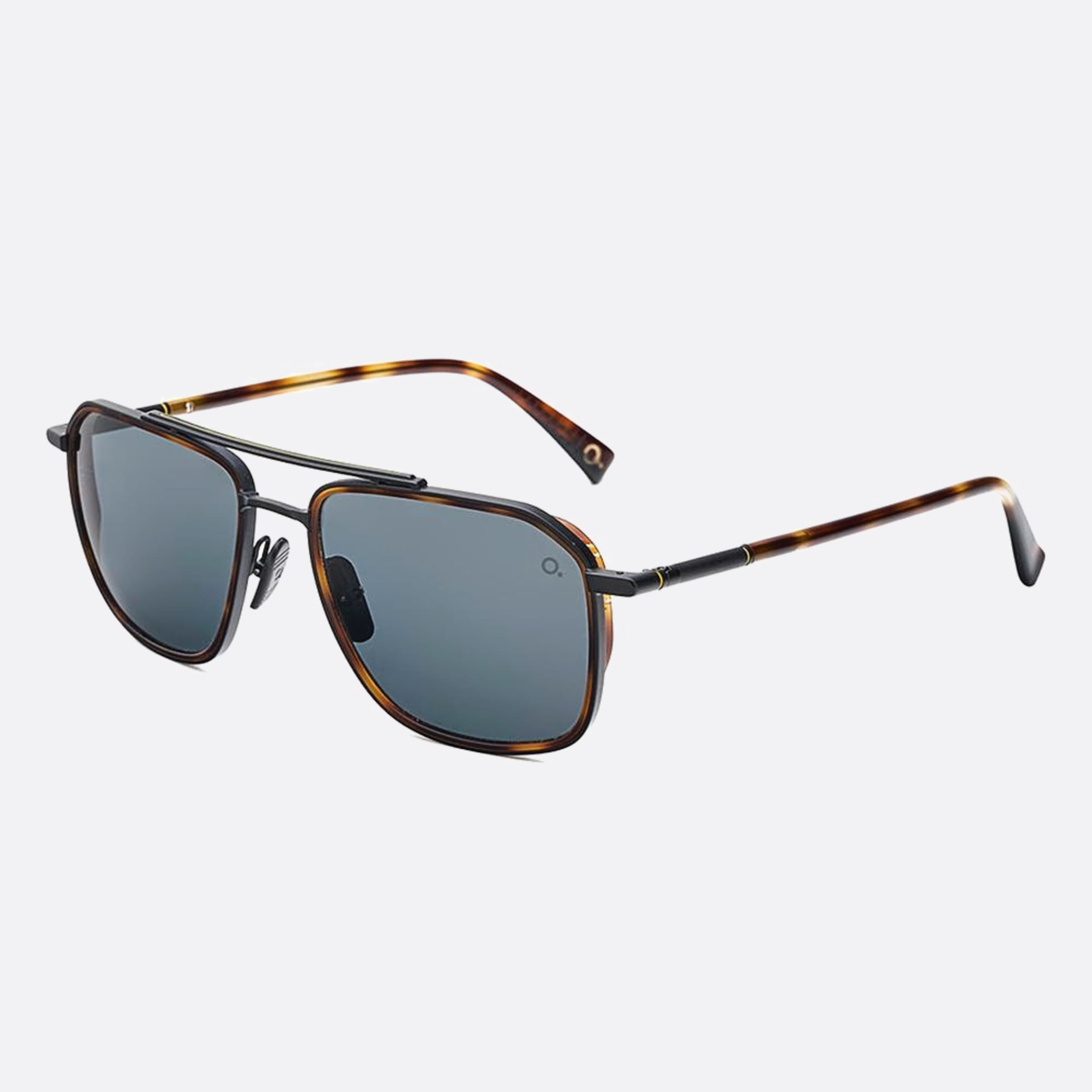 Etnia 57mm Barcelona Munger Moss Bkhv Havana Pilot Men Sunglasses - Side View