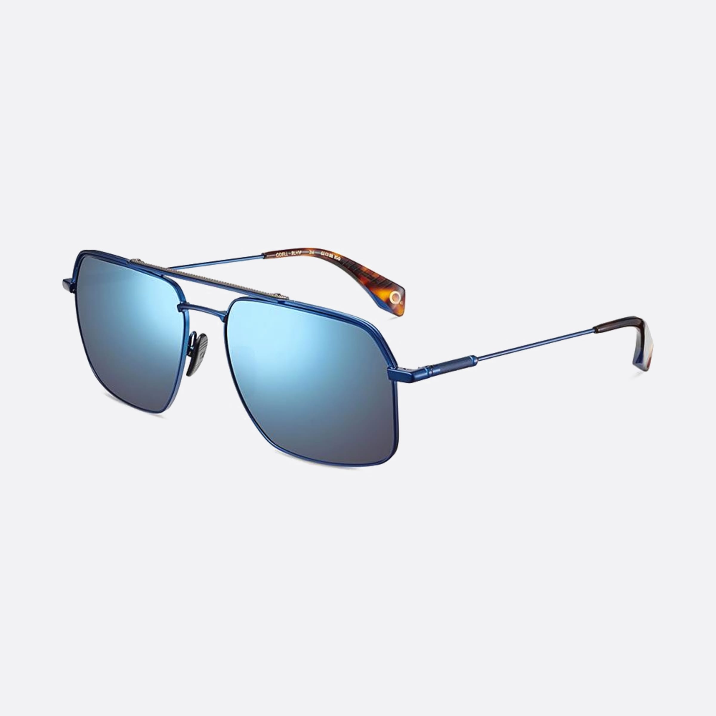 Etnia 60mm Barcelona Odell Blhv Blue Pilot Men Sunglasses - Side View