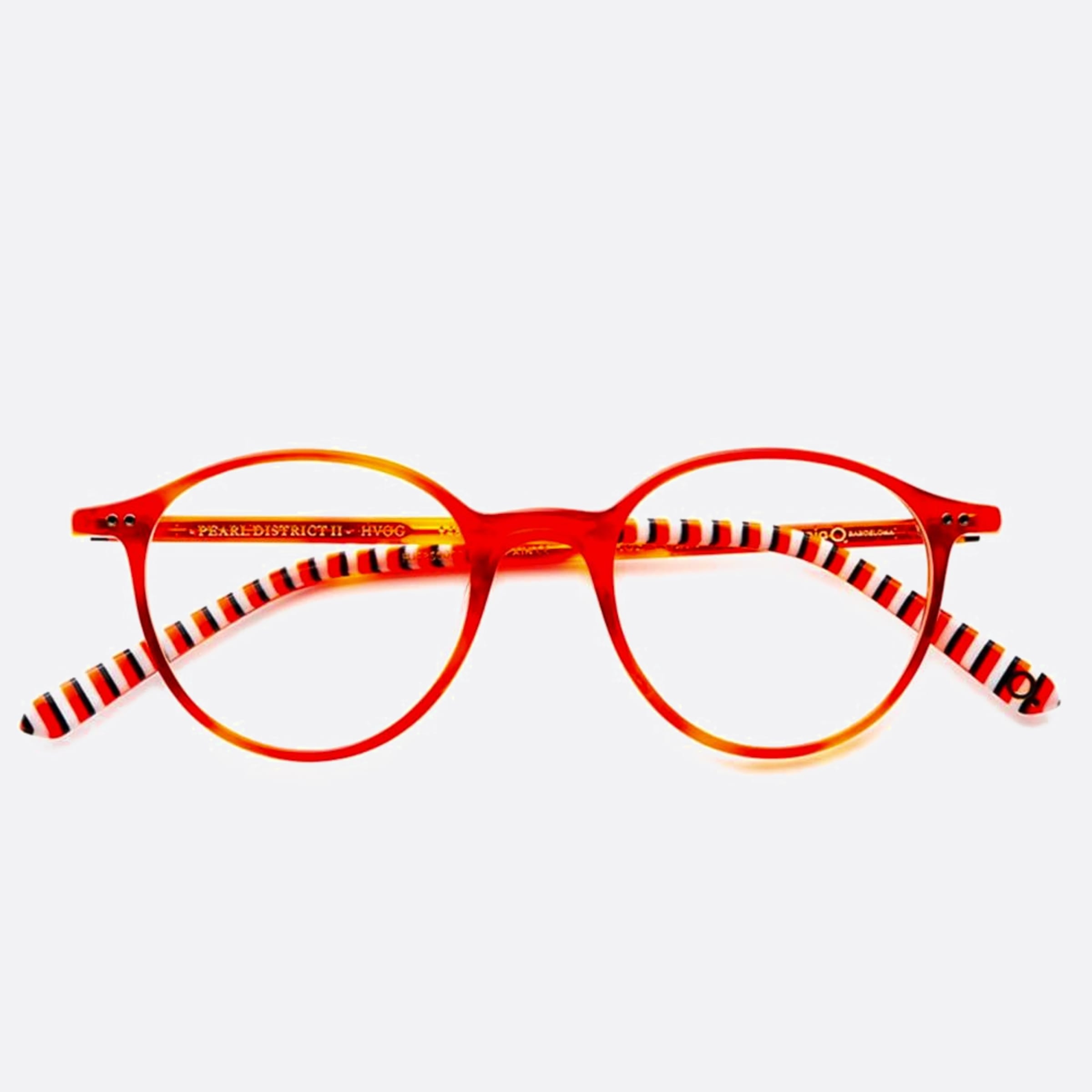 Etnia 50mm Barcelona Pearl District Hvog Orange Visor Unisex Eyeglasses - Main View