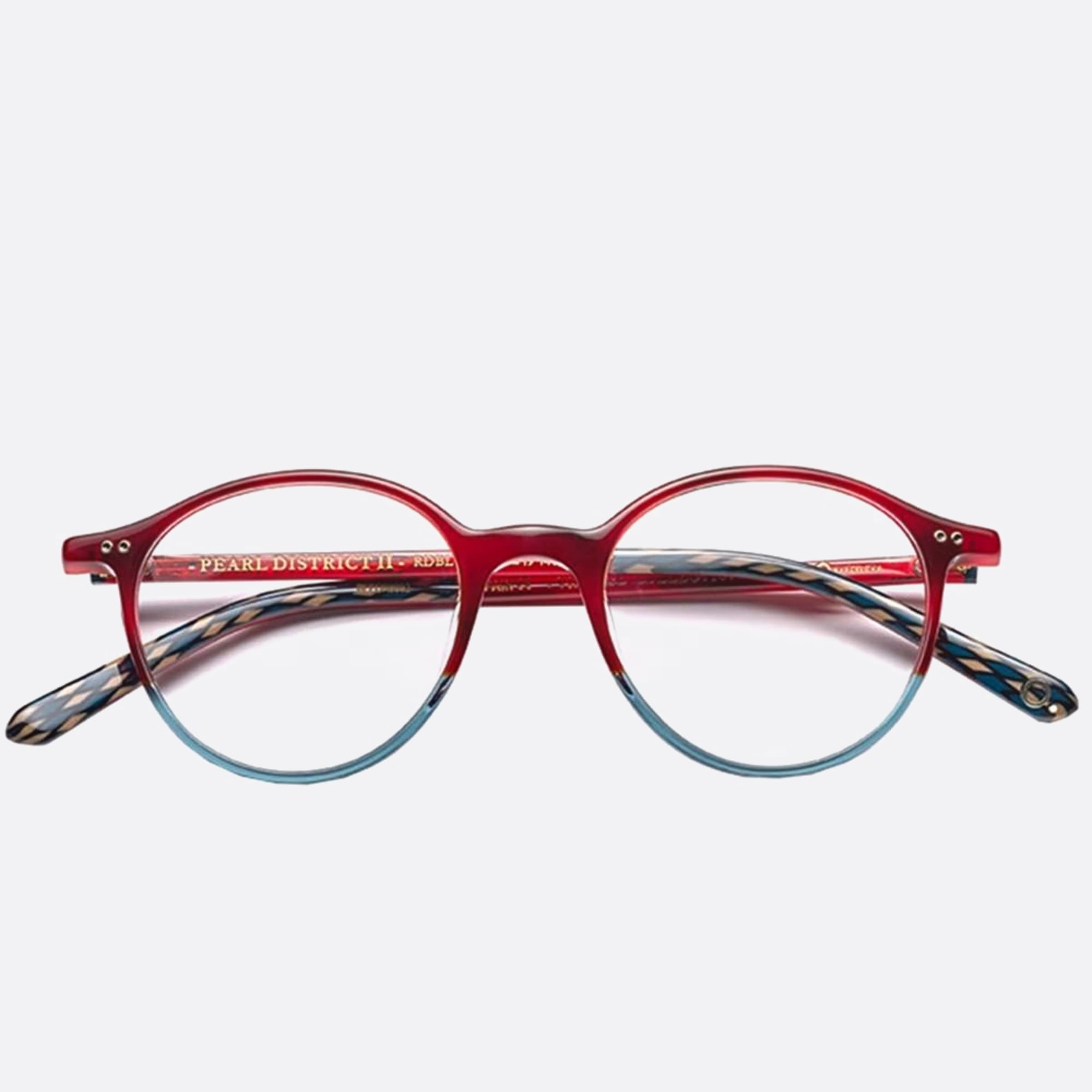 Etnia 48mm Barcelona Pearl District Rdbl Red Visor Unisex Eyeglasses - Main View