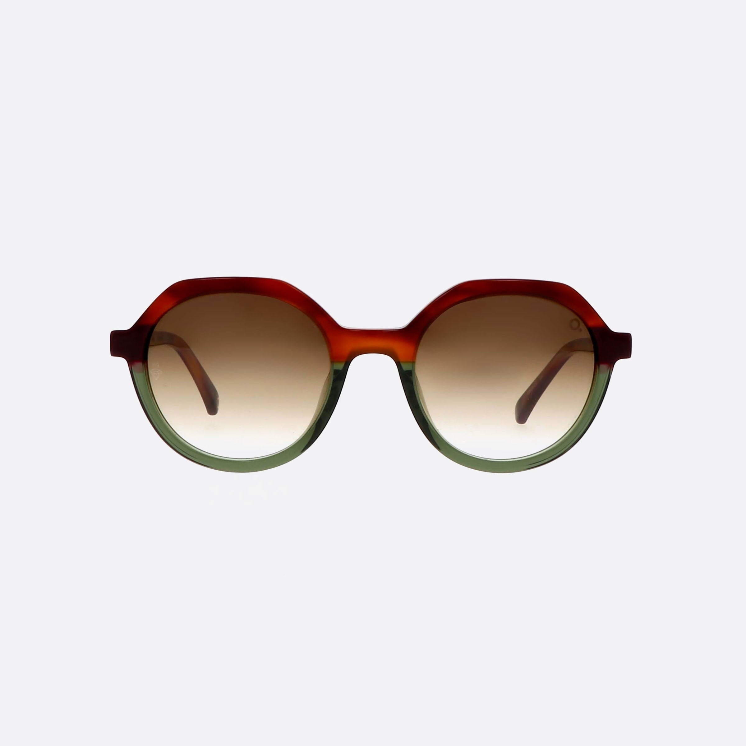 Etnia 50mm Barcelona Poblenou 5poblen Hvgr Tortoise Round Photochromic Unisex Sunglasses - Side View