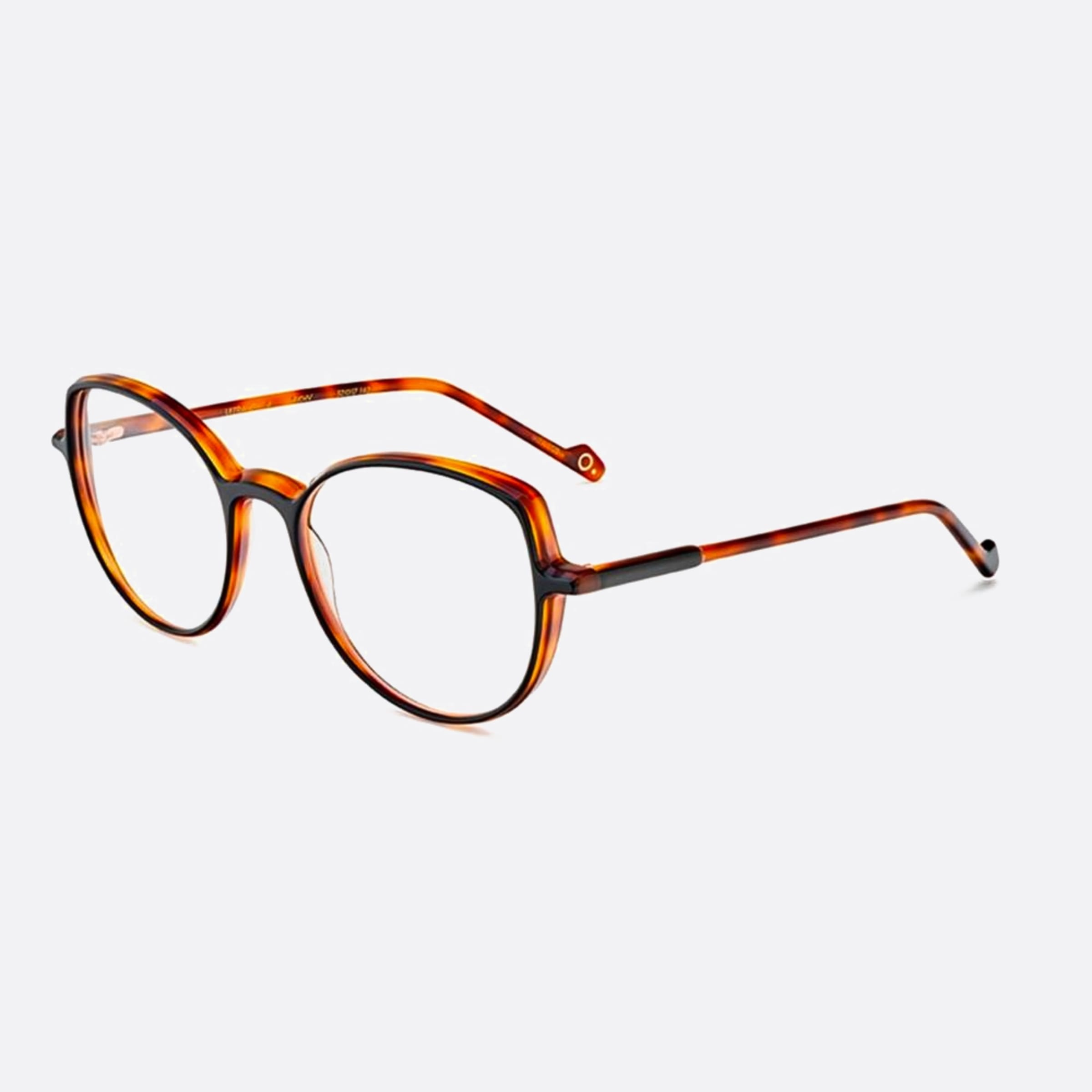 Etnia 51mm Barcelona Ultra Light Bkhv Havana Cat Eye Unisex Eyeglasses - Side View
