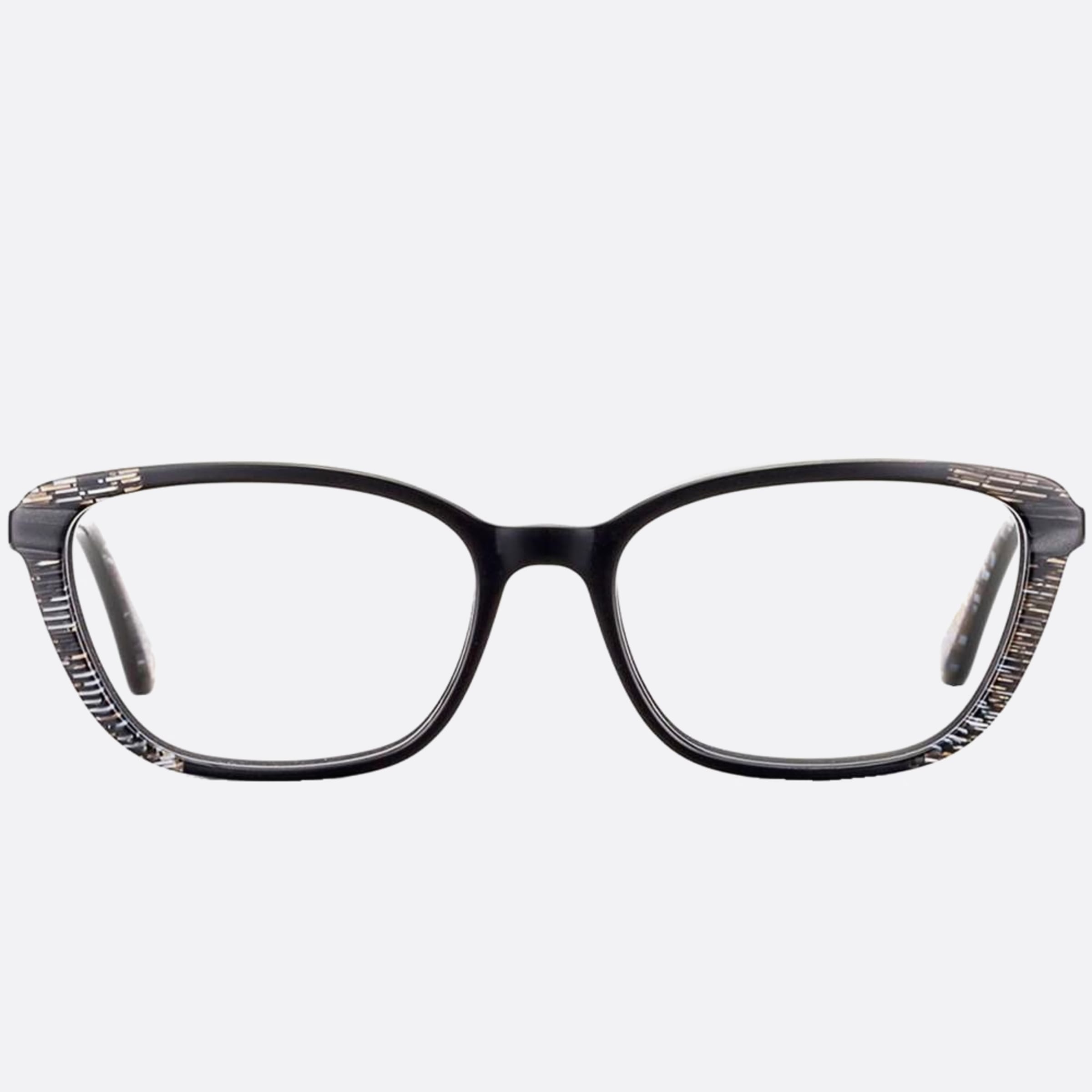 Etnia 50mm Barcelona Ville Bkgd Black Cat Eye Unisex Eyeglasses - Main View