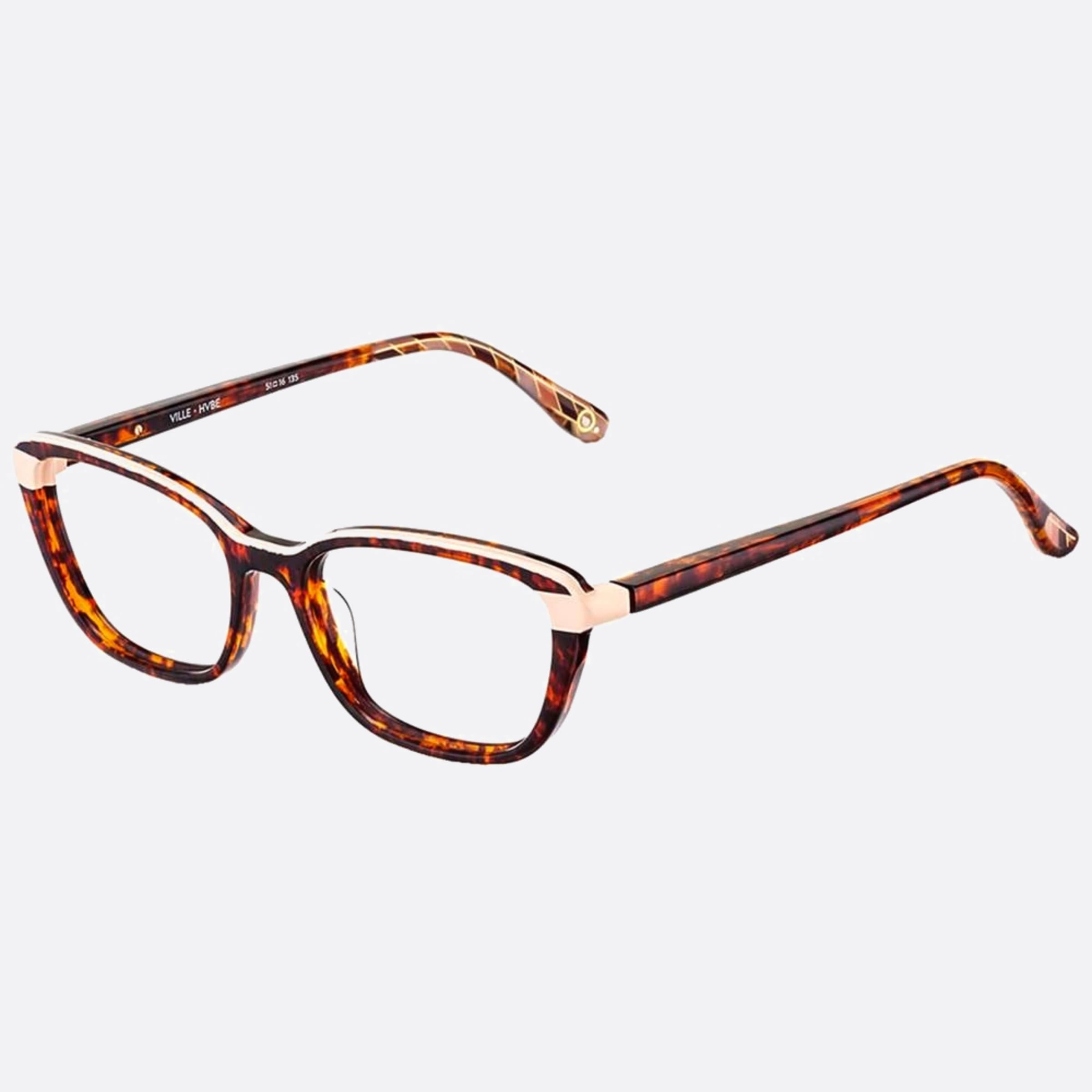 Etnia 50mm Barcelona Ville Hvbe Havana Cat Eye Unisex Eyeglasses - Side View