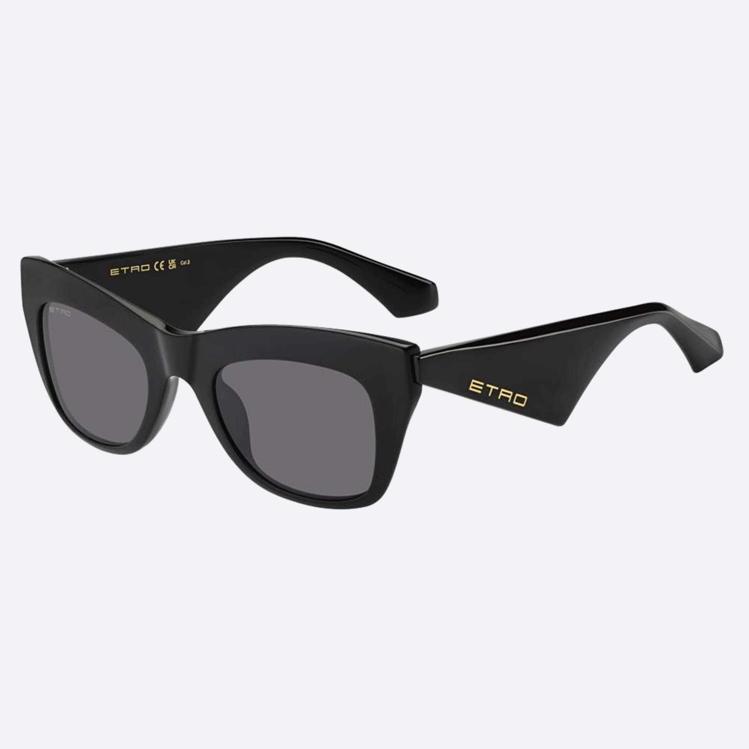 Etro 51mm Etro Black Butterfly Women Sunglasses - Side View