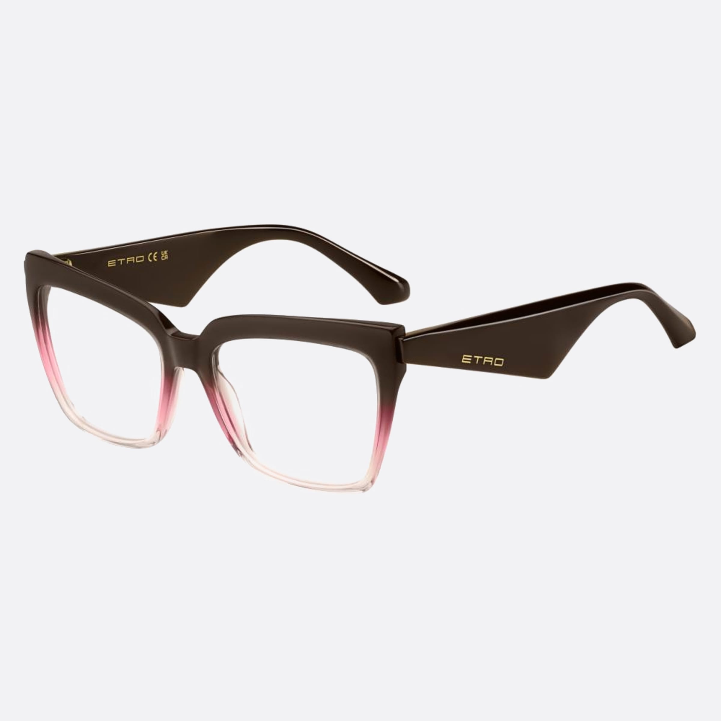 Etro 55mm Etro Soe Brown Butterfly Women Eyeglasses - Side View