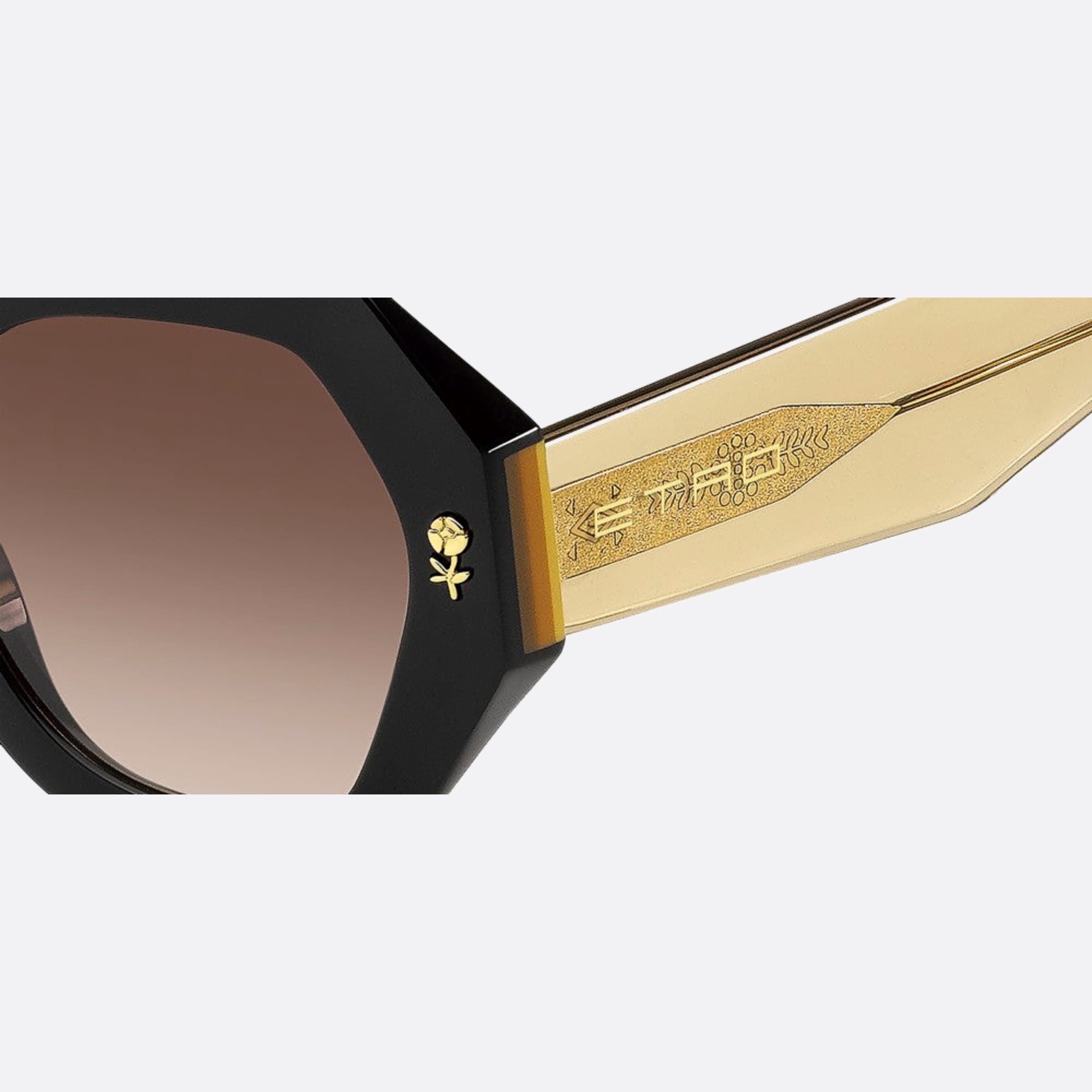 Etro 50mm Etro 71c Black Geometric Women Sunglasses - Lifestyle Shot