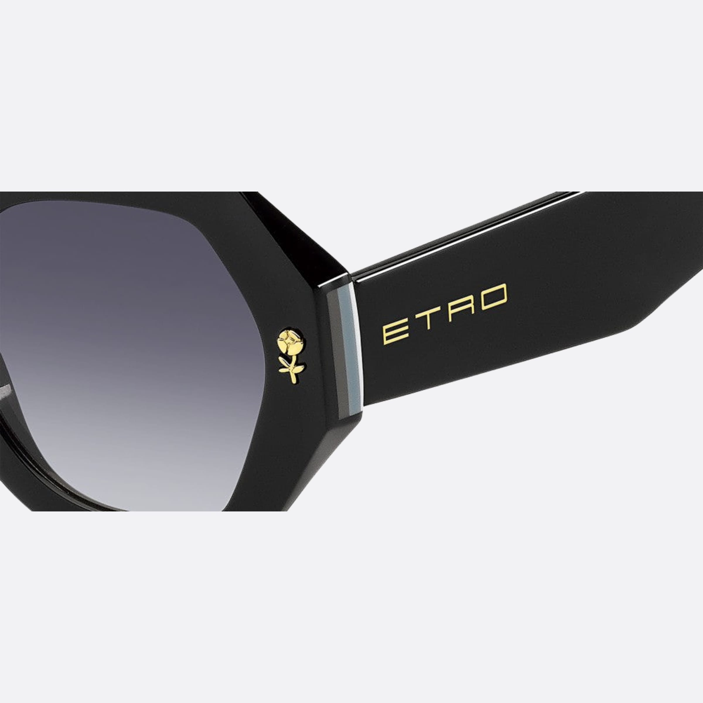 Etro 50mm Etro Black Geometric Women Sunglasses - Lifestyle Shot