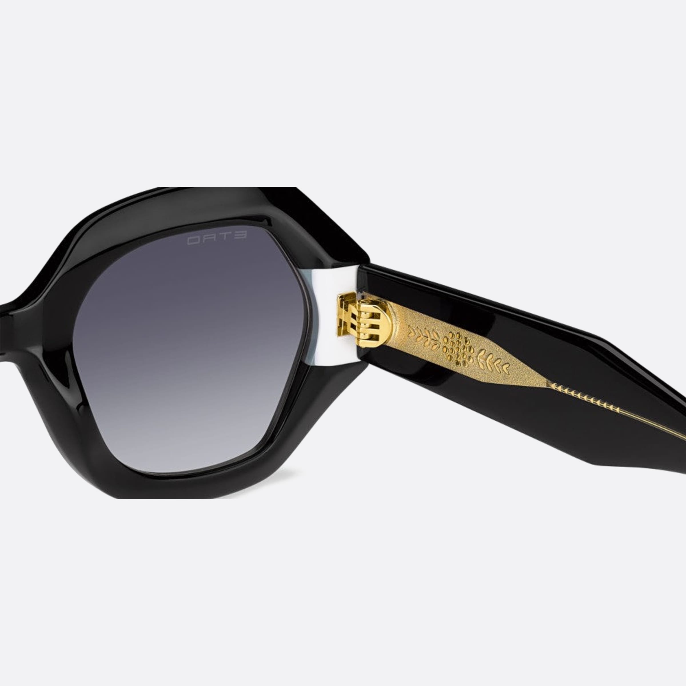 Etro 50mm Etro Black Geometric Women Sunglasses - Additional Angle