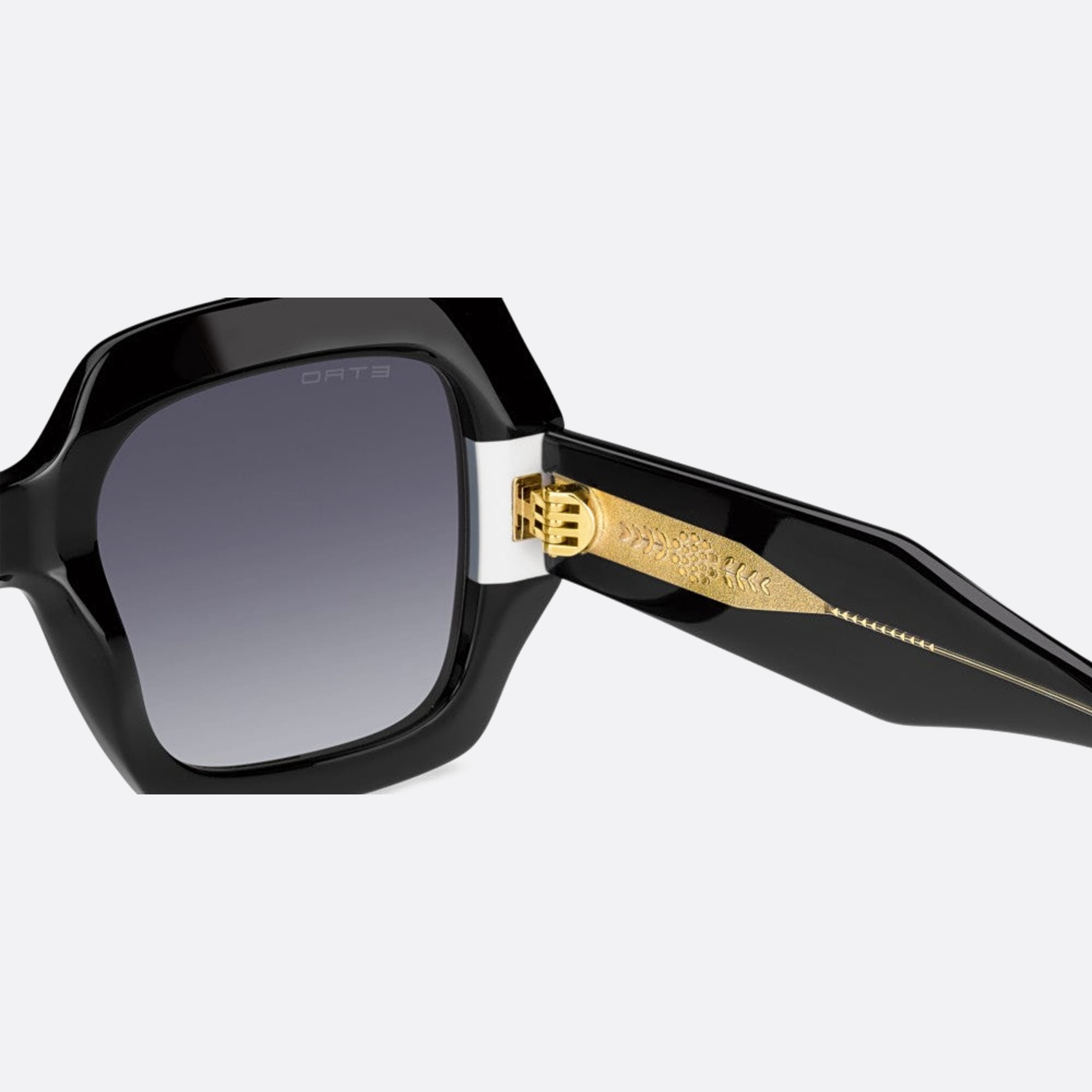 Etro 53mm Etro Black Oversize Women Sunglasses - Additional Angle