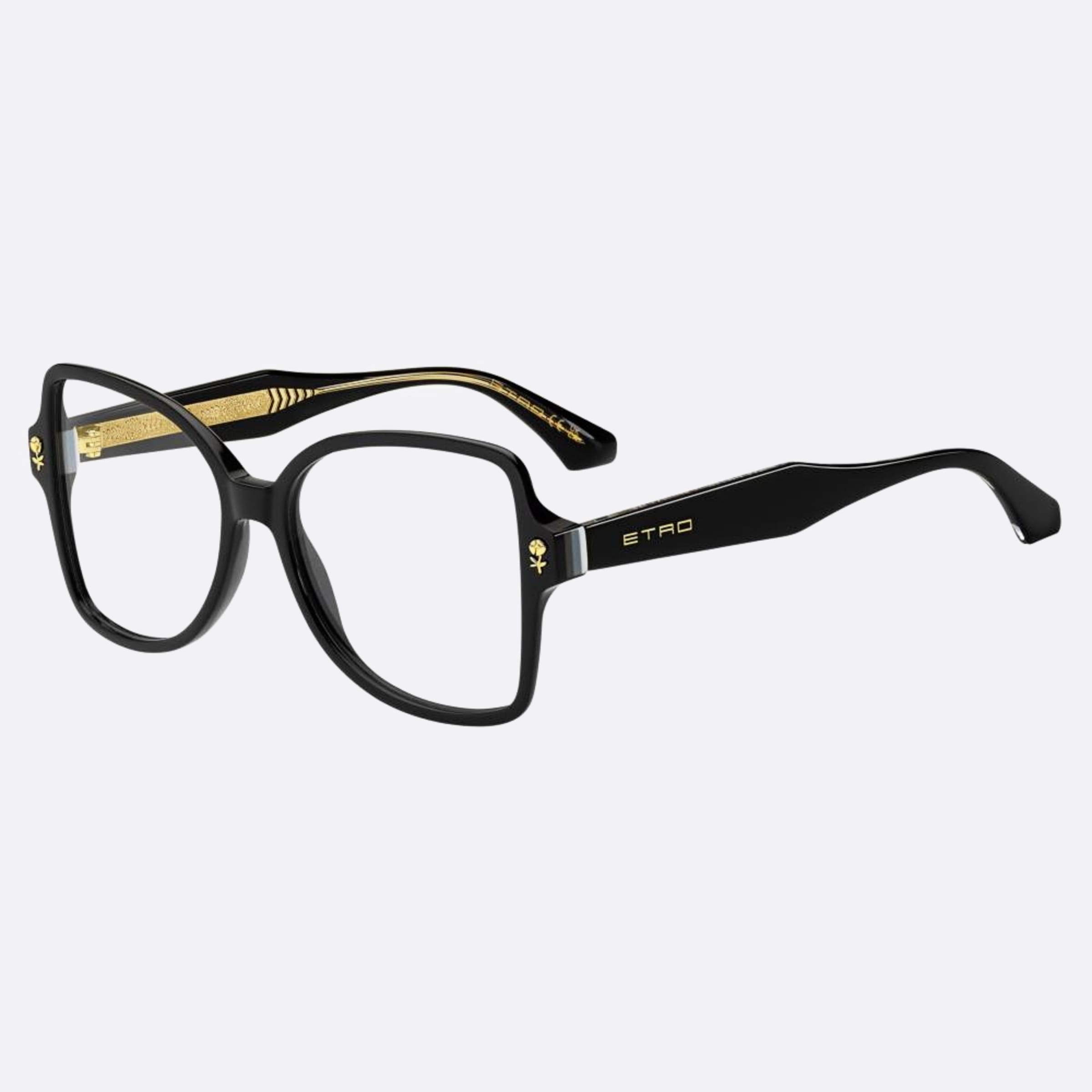 Etro 54mm Etro Black Butterfly Women Eyeglasses - Side View