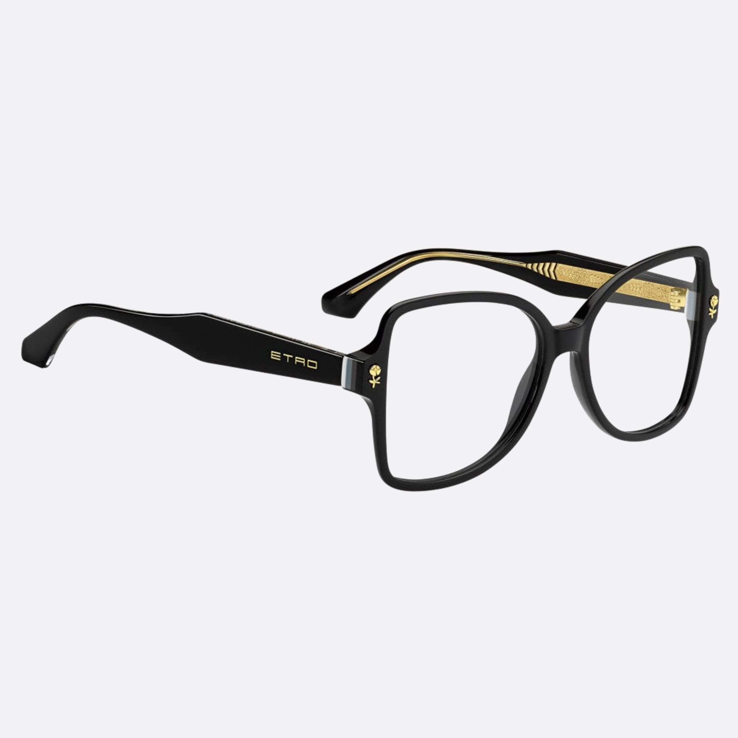 Etro 54mm Etro Black Butterfly Women Eyeglasses - Detail View