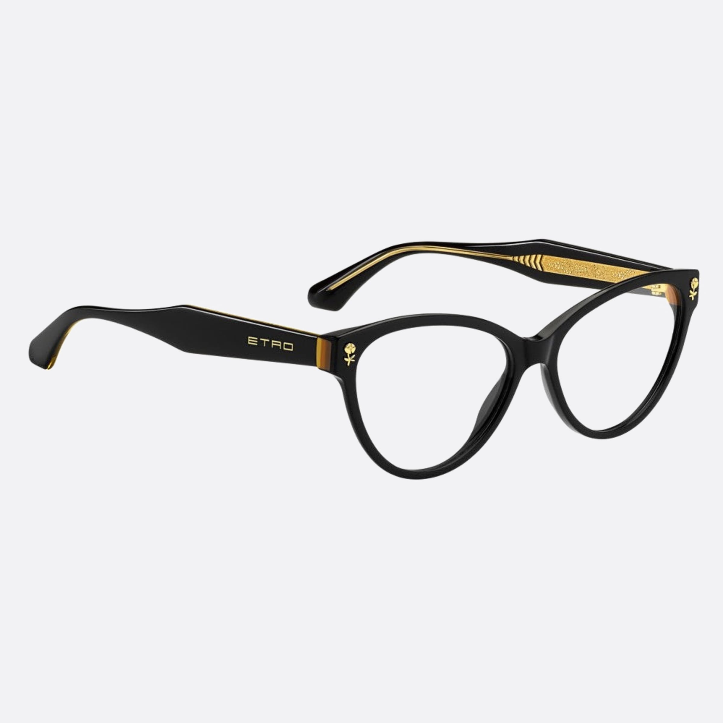 Etro 56mm Etro 71c Black Squared Women Eyeglasses - Detail View
