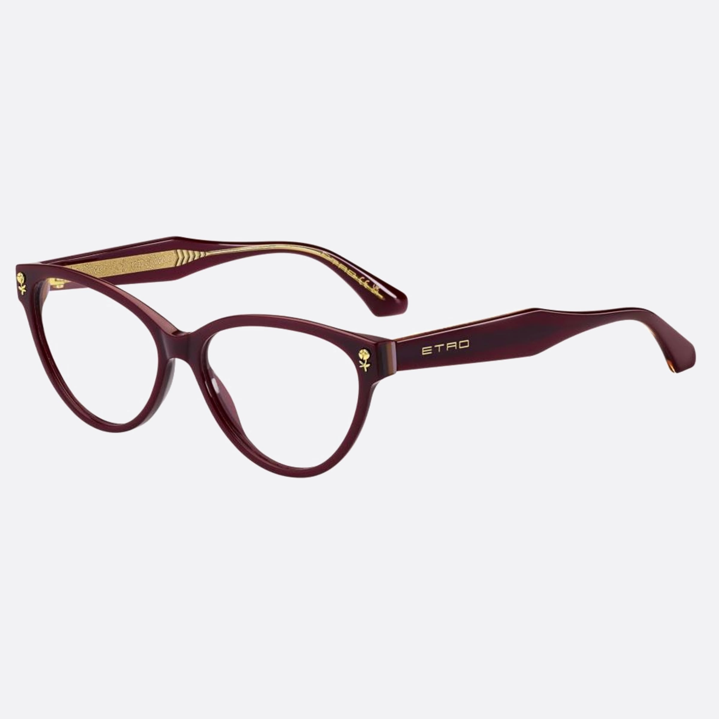 Etro 56mm Etro Lhf Red Squared Women Eyeglasses - Side View