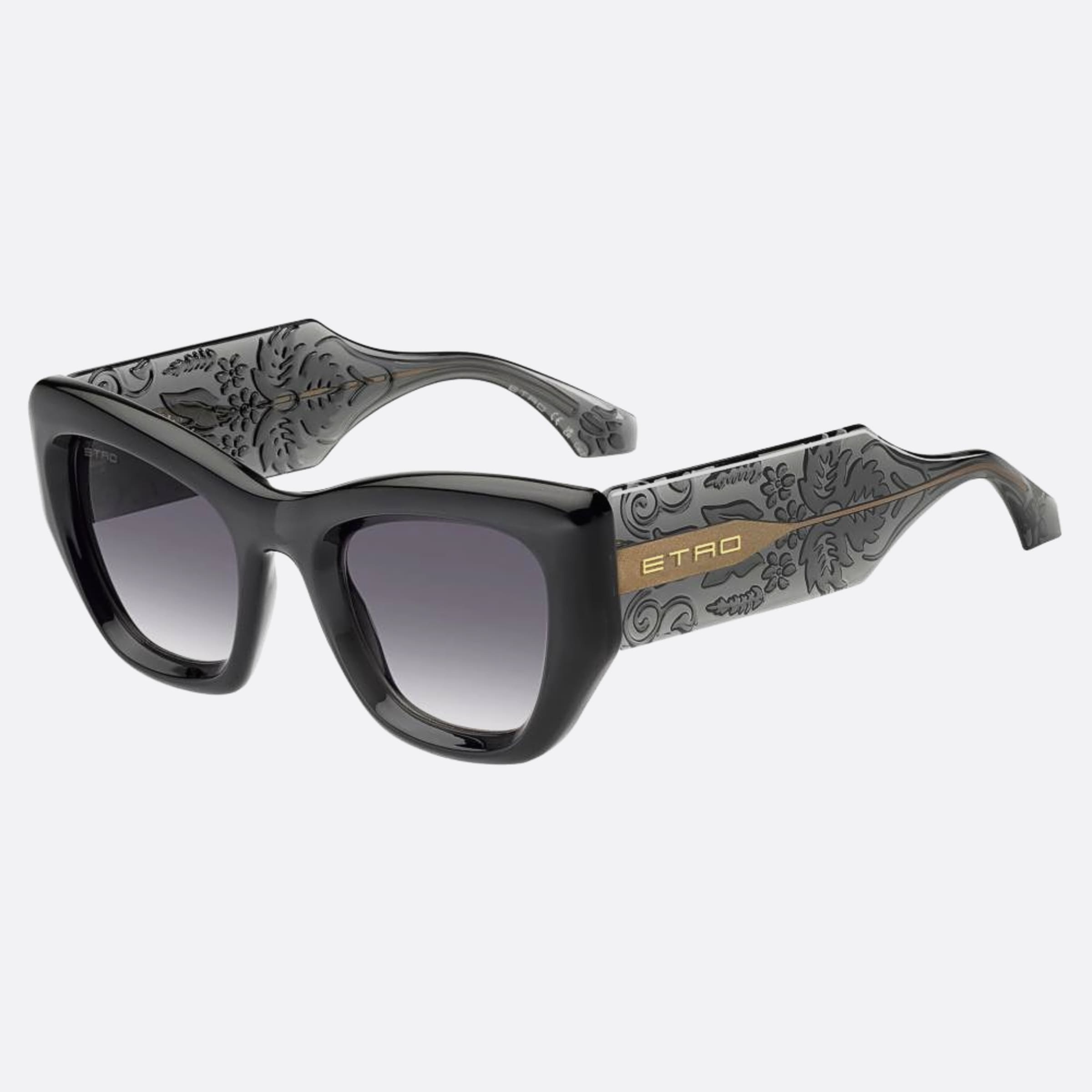 Etro 51mm Etro Kb7 Grey Butterfly Women Sunglasses - Side View