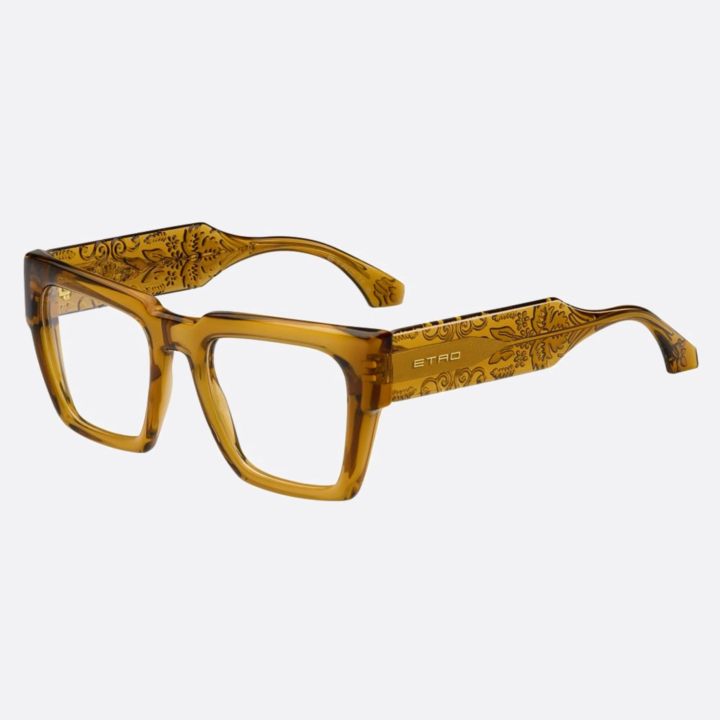 Etro 50mm Etro Etv Yellow Butterfly Women Eyeglasses - Side View
