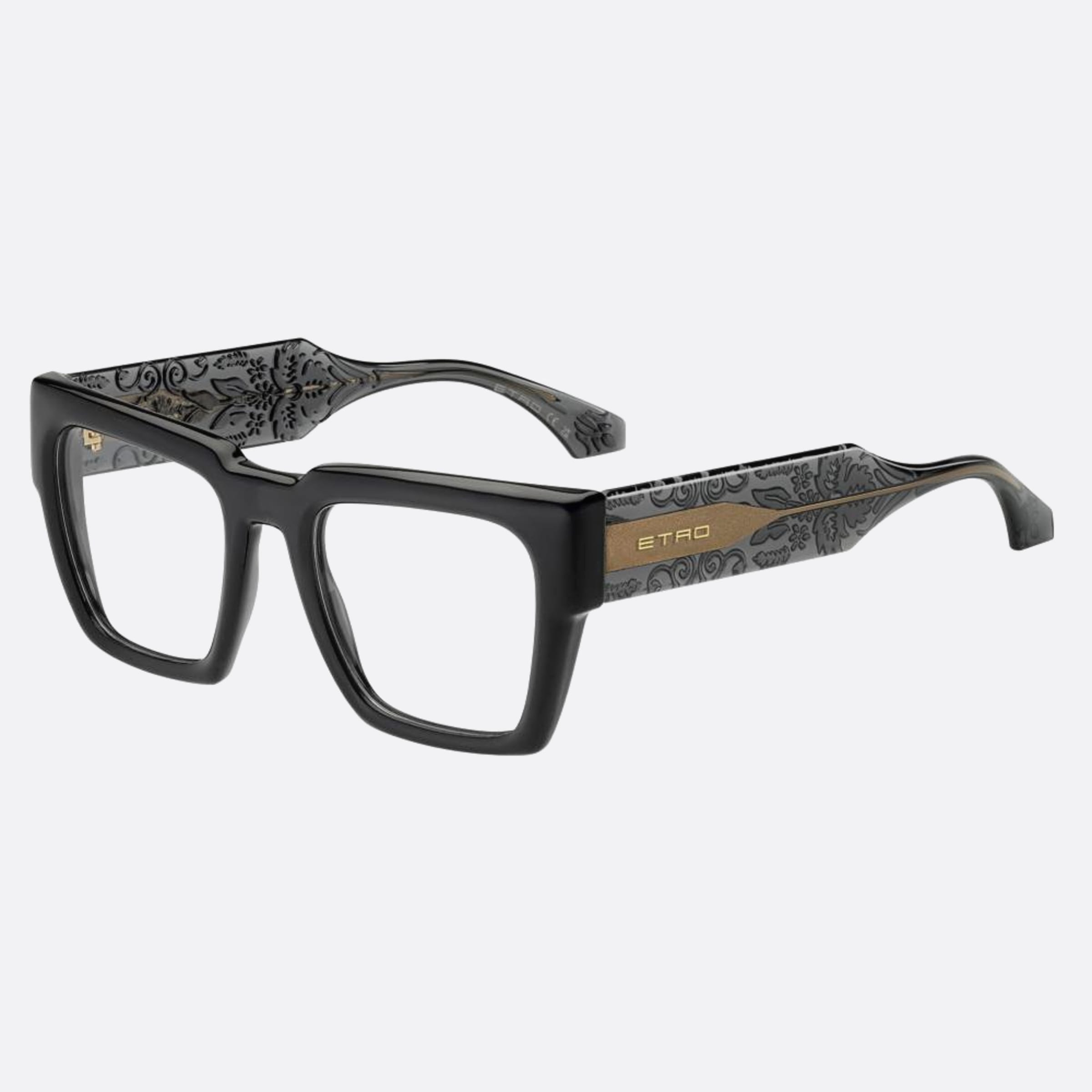 Etro 50mm Etro Kb7 Grey Butterfly Women Eyeglasses - Side View