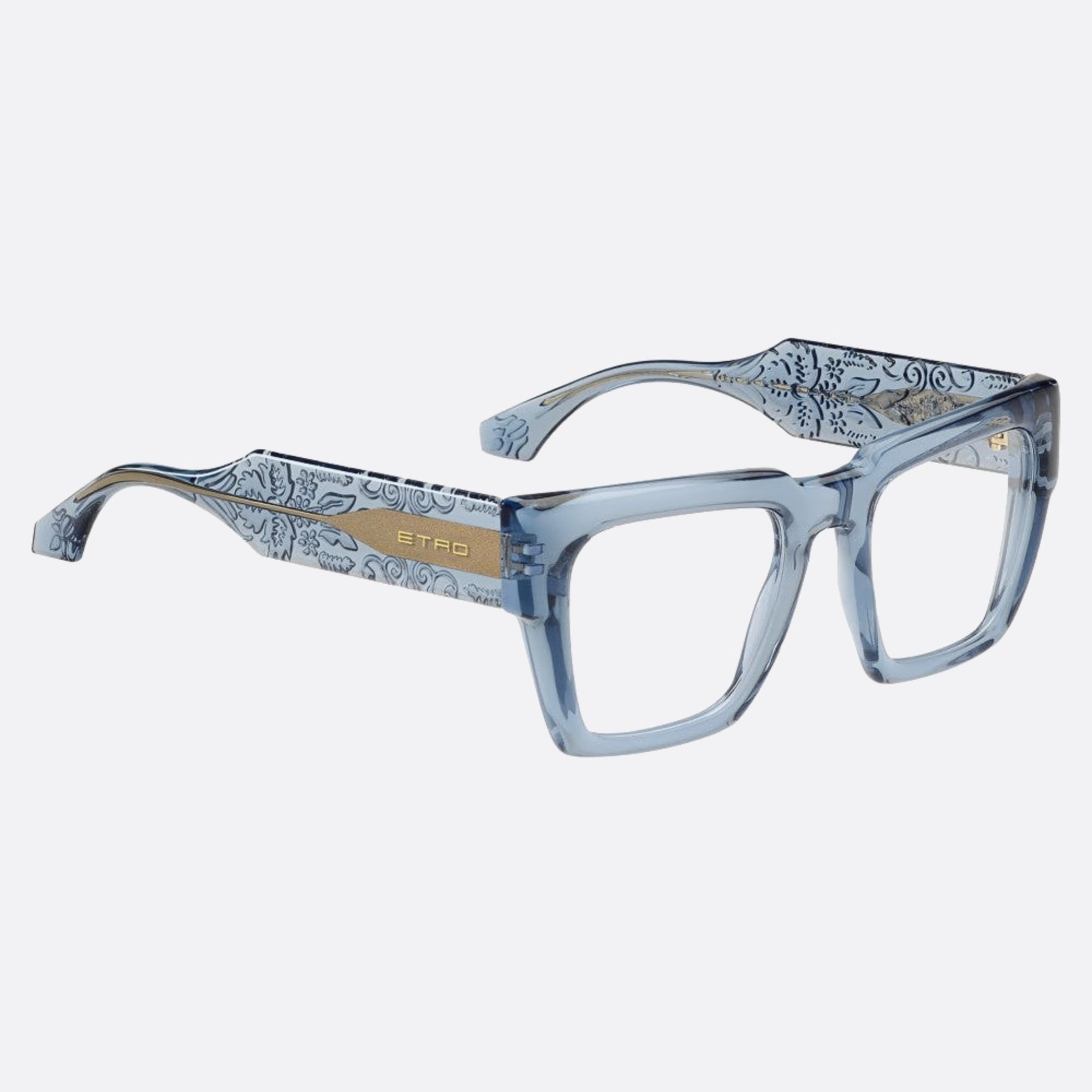 Etro 50mm Etro Mvu Blue Butterfly Women Eyeglasses - Detail View