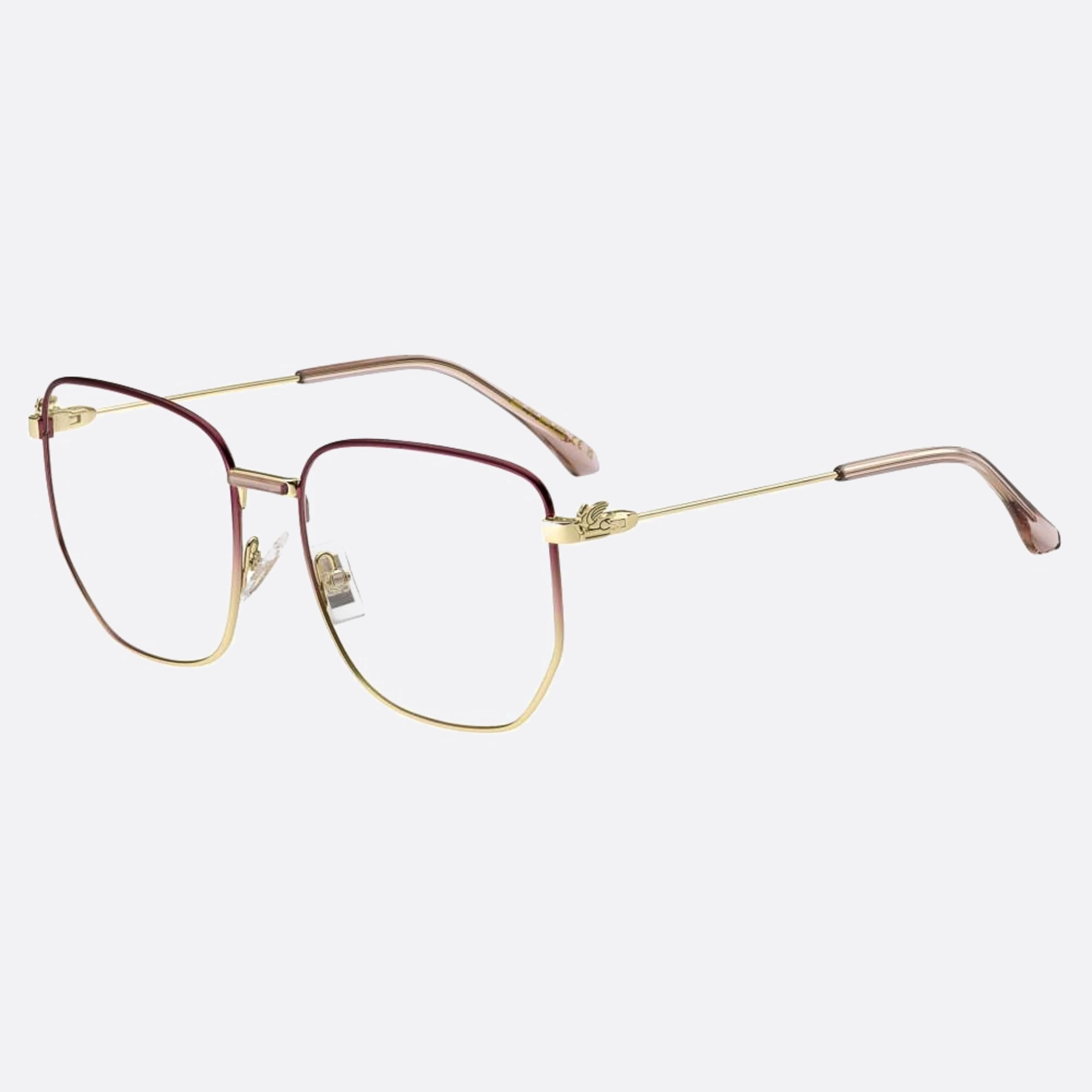 Etro 56mm Etro 6k3 Red Geometric Women Eyeglasses - Side View