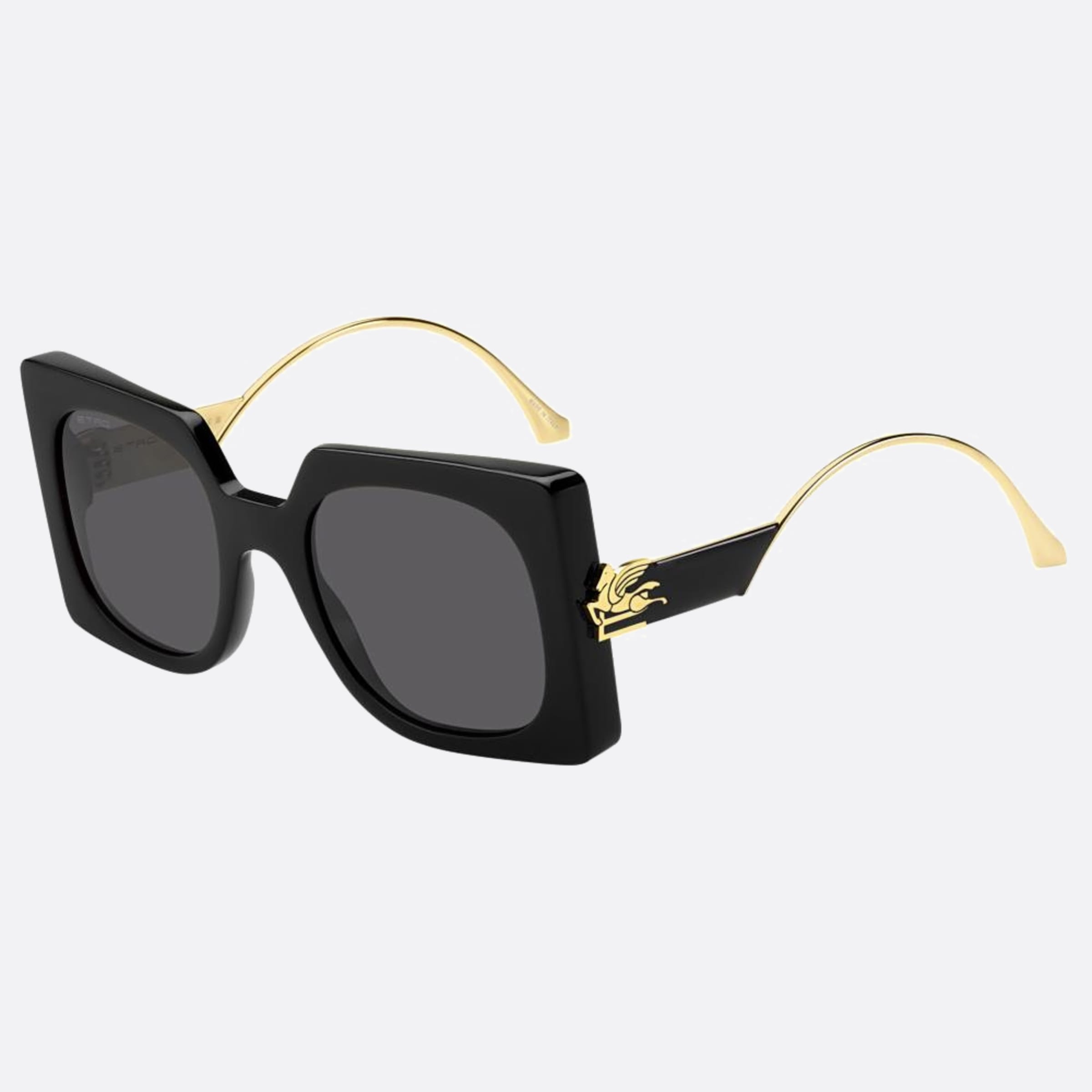 Etro 54mm Etro Black Oversize Women Sunglasses - Side View
