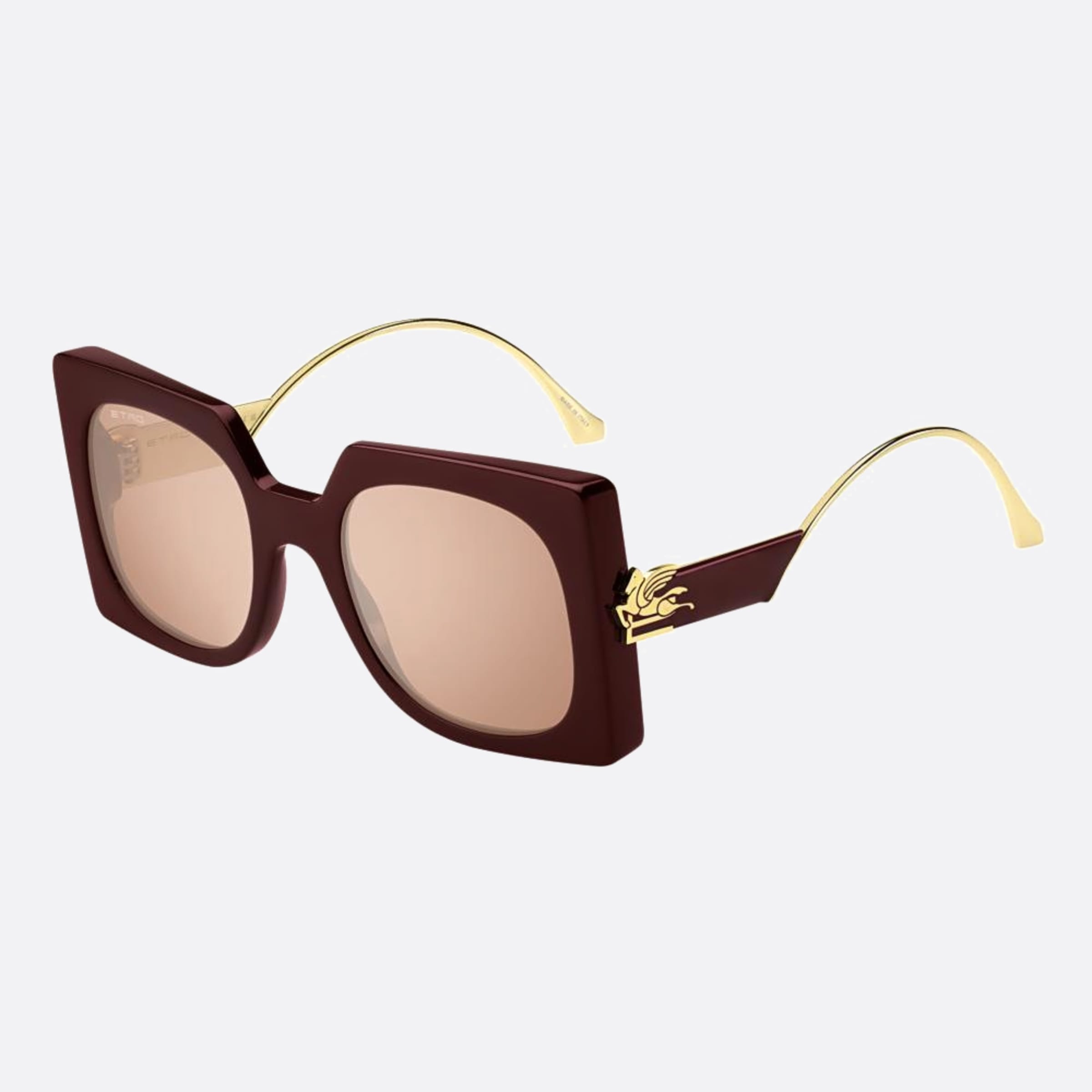 Etro 54mm Etro Lhf Red Oversize Women Sunglasses - Side View