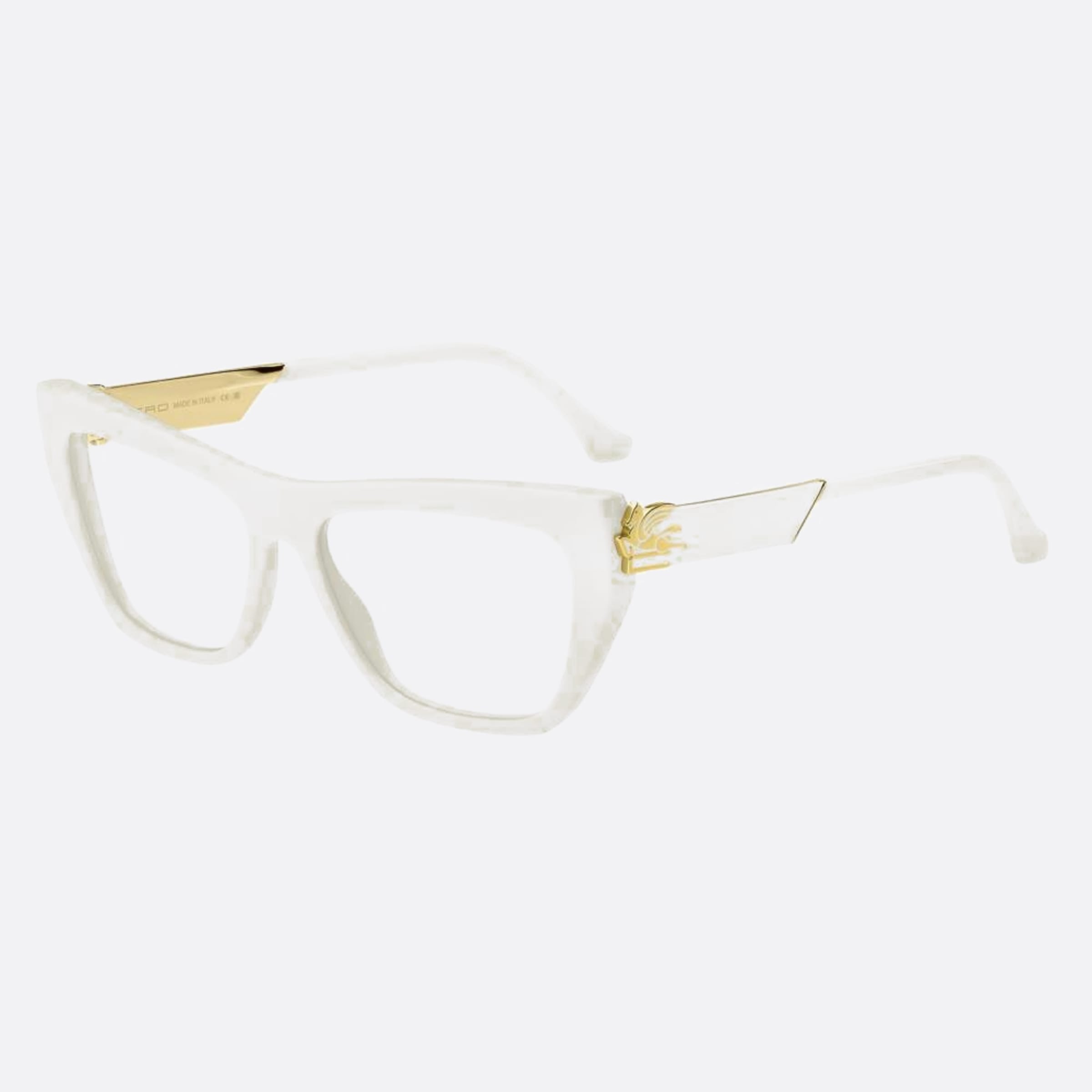 Etro 54mm Etro Szj White Butterfly Women Eyeglasses - Side View
