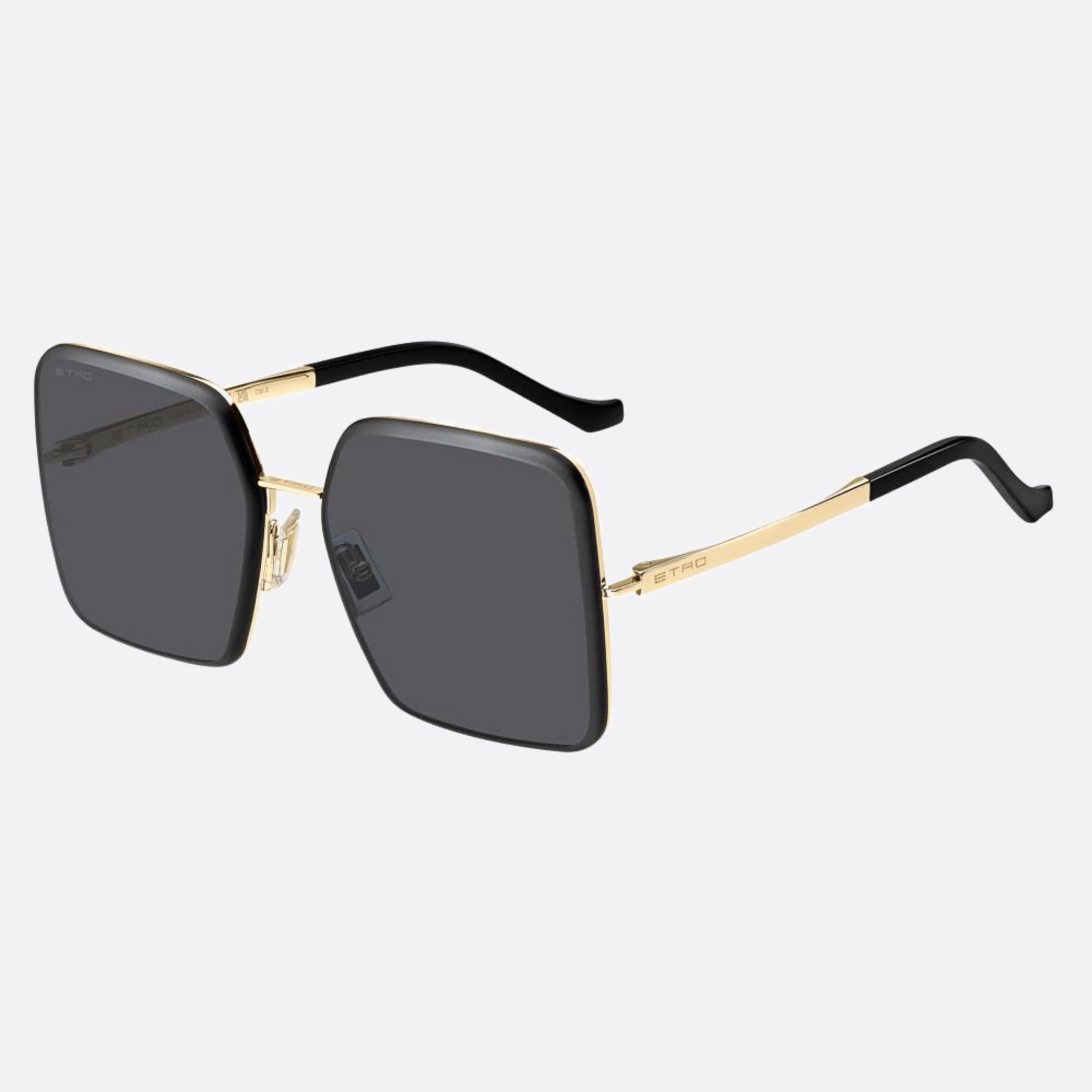 Etro 62mm Etro Rose Gold Oversize Women Sunglasses - Side View