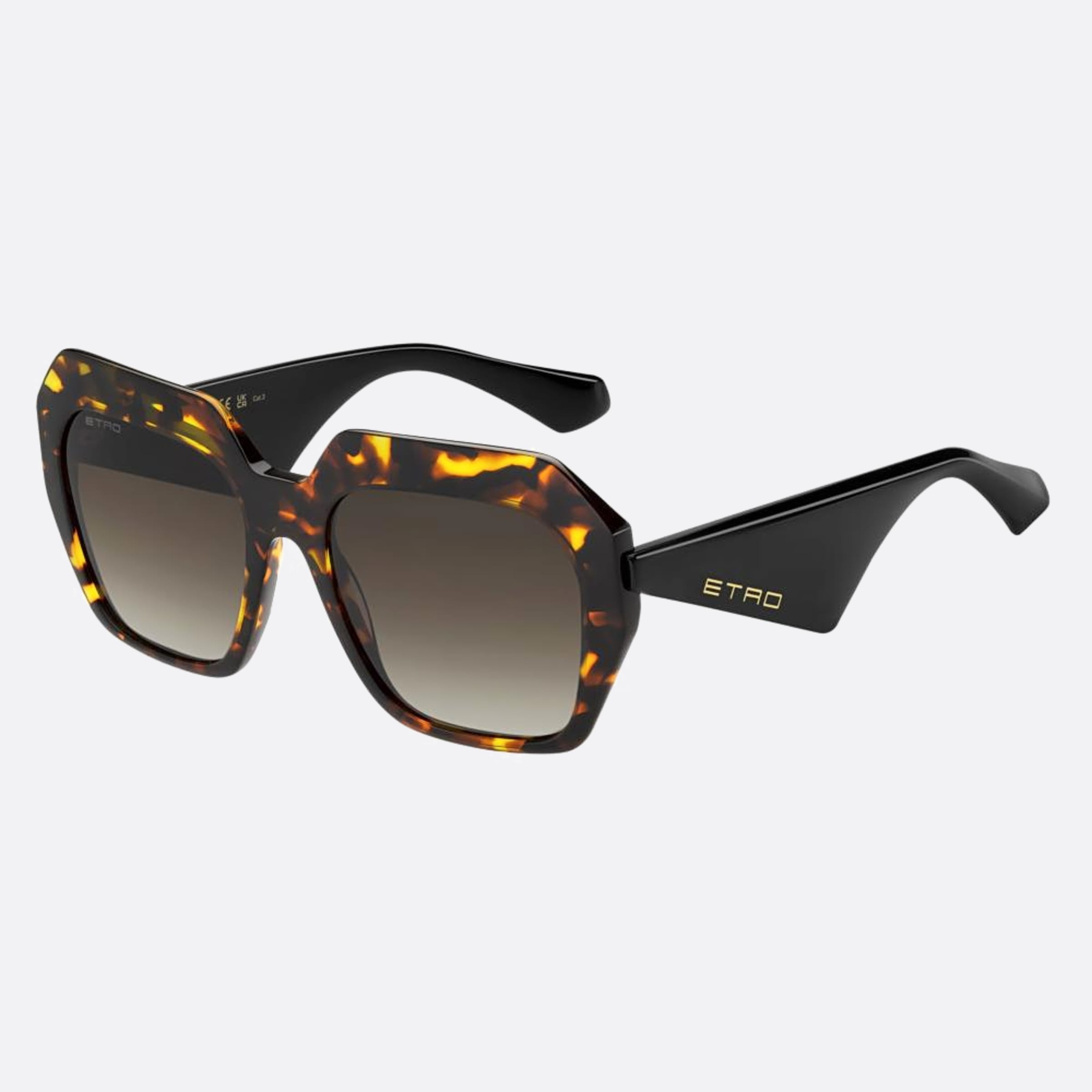 Etro 56mm Etro Havana Oversize Women Sunglasses - Side View